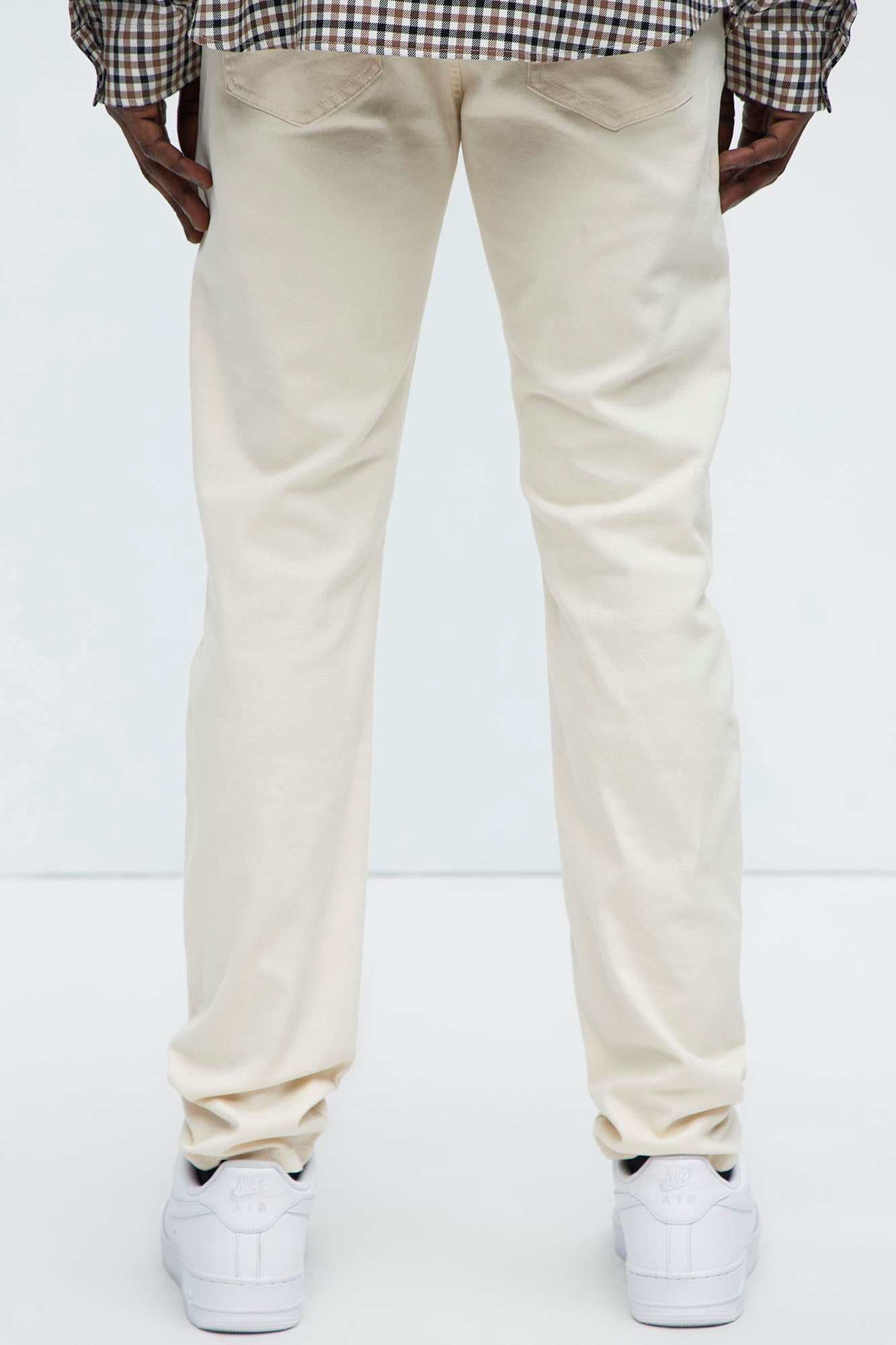 Mac Chino Skinny 5 Pocket Pants - Cream - Image 4