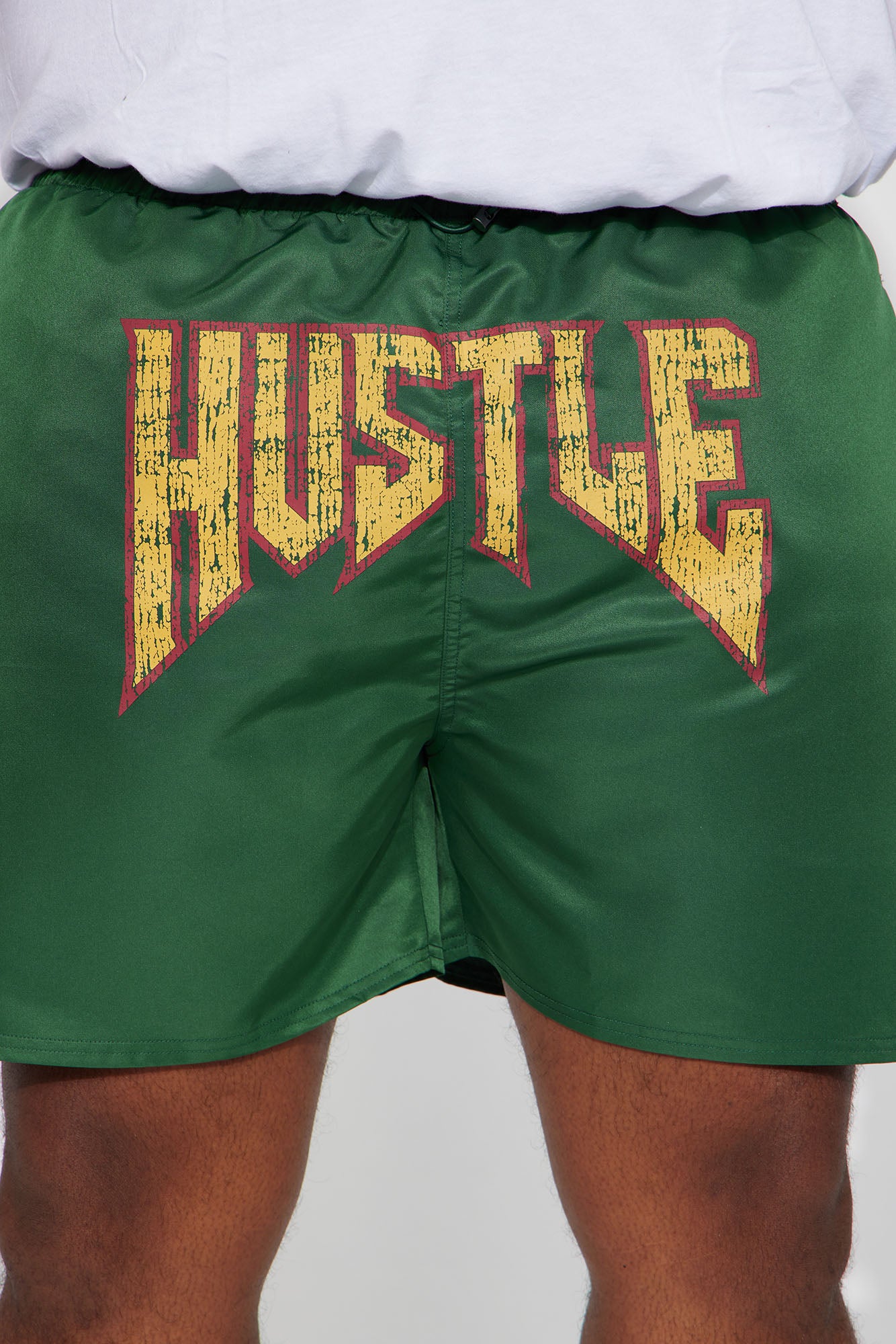 Hustle Game Swim Mid Trunk - Green - Image 6
