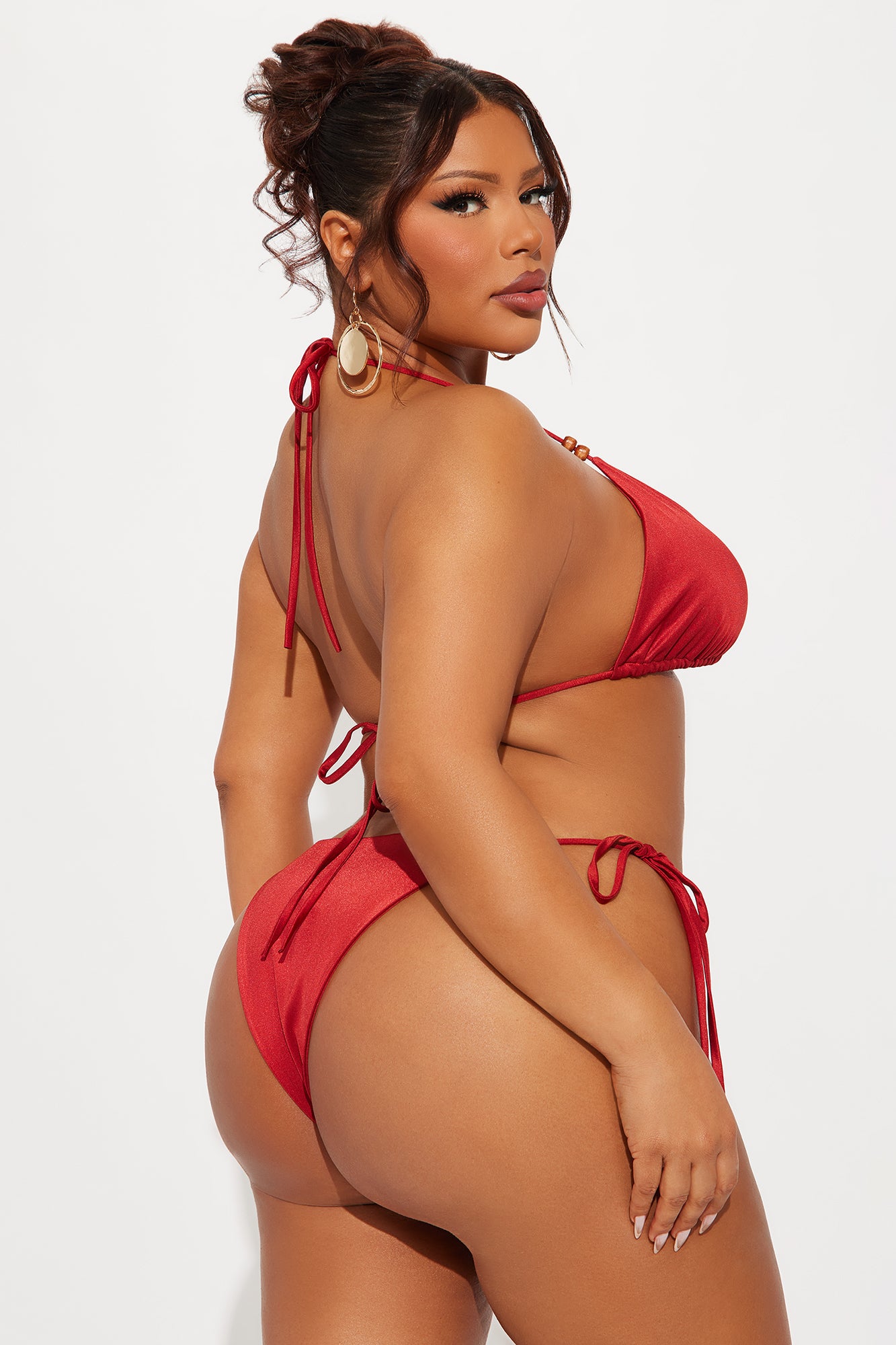 Jungle Beach 3 Piece Bikini Set - Red/combo - Image 10