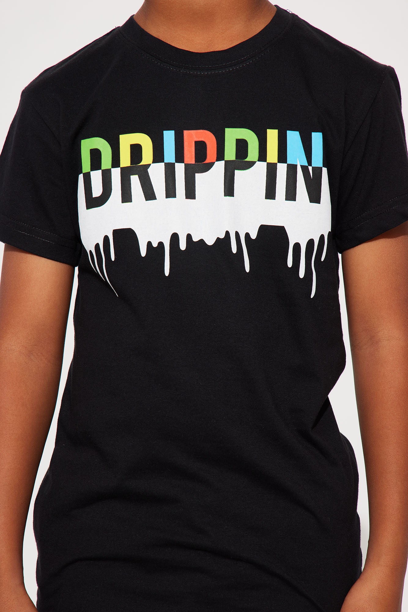 Mini Drip Drippin Short Sleeve Tee - Black - Image 4