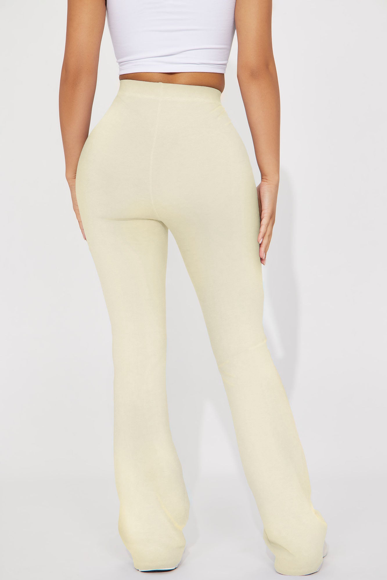 Adriana Flare Pant - Butter Yellow - Image 3