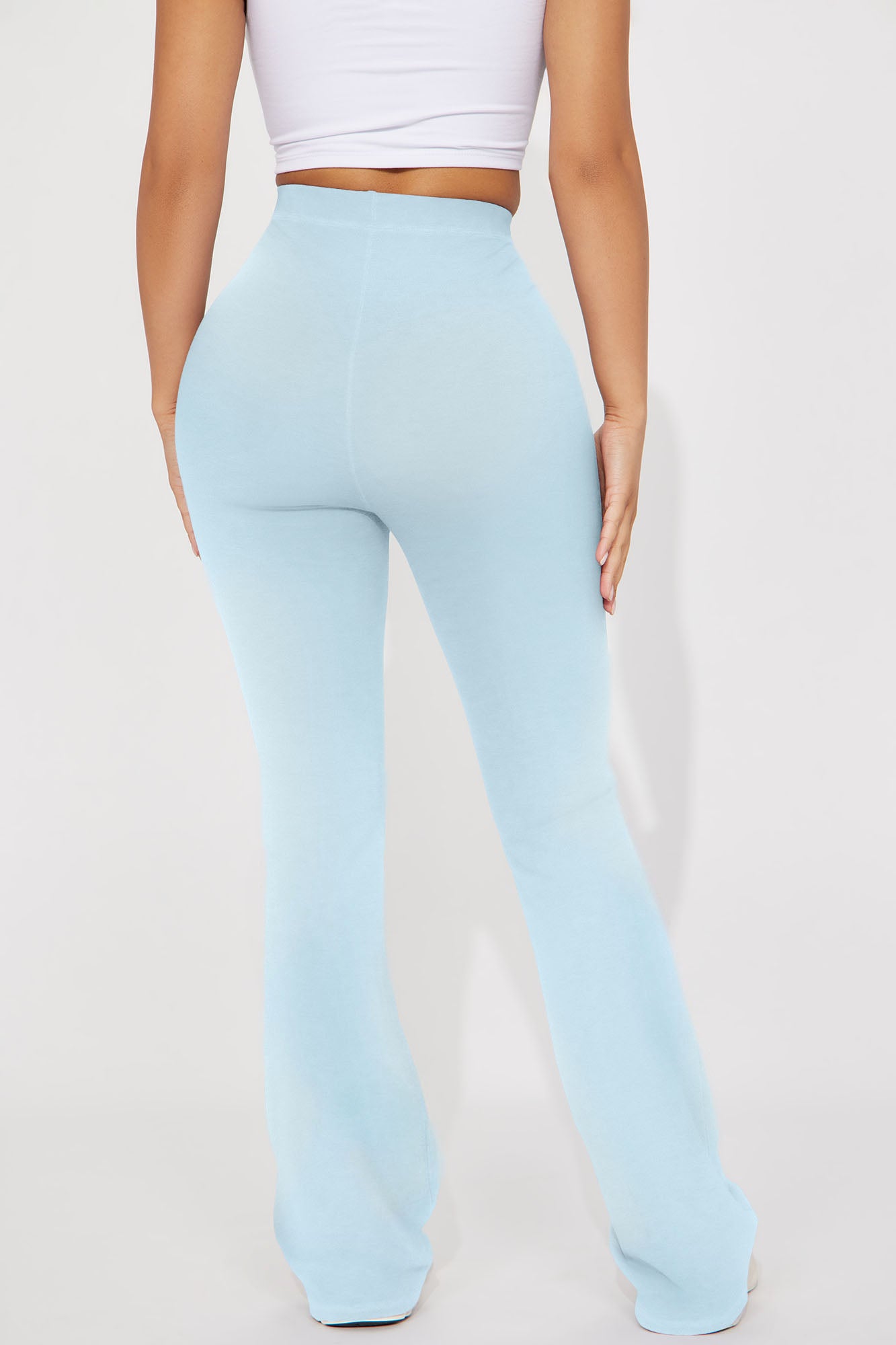 Adriana Flare Pant - Light Blue - Image 3