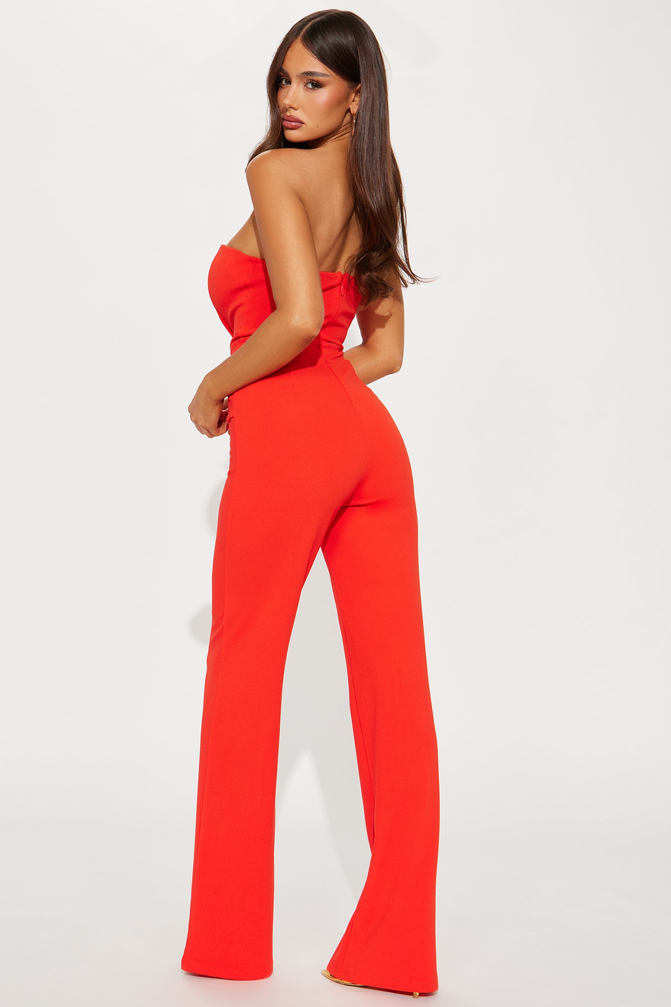 Classy & Pretty Jumpsuit - Orange - Image 3