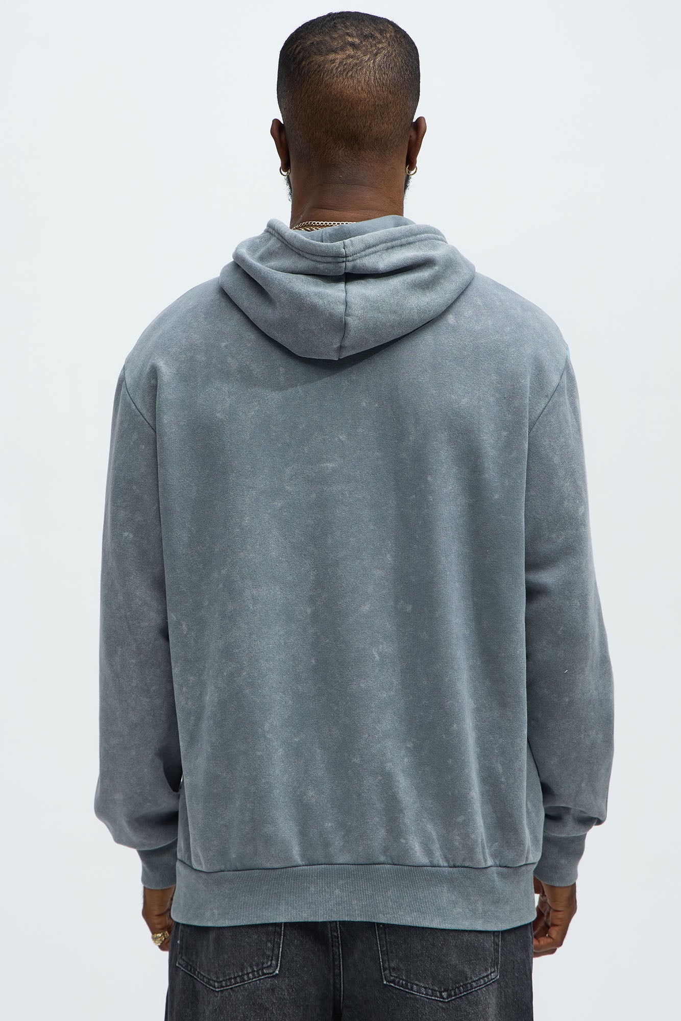 Von Dutch Racing Stripes Hoodie - Charcoal - Image 4