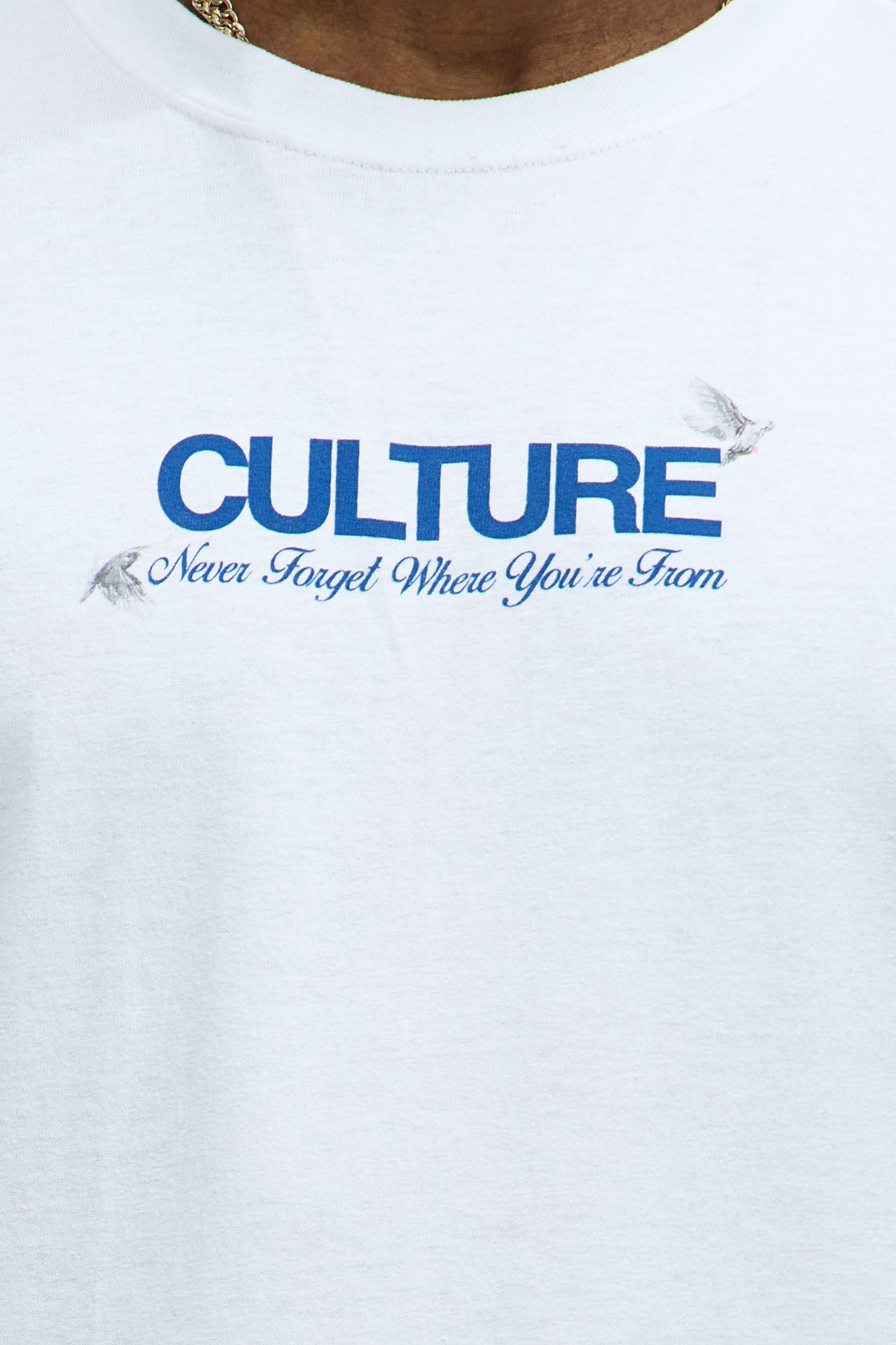 Culture Above All Short Sleeve Tee - White - Image 4