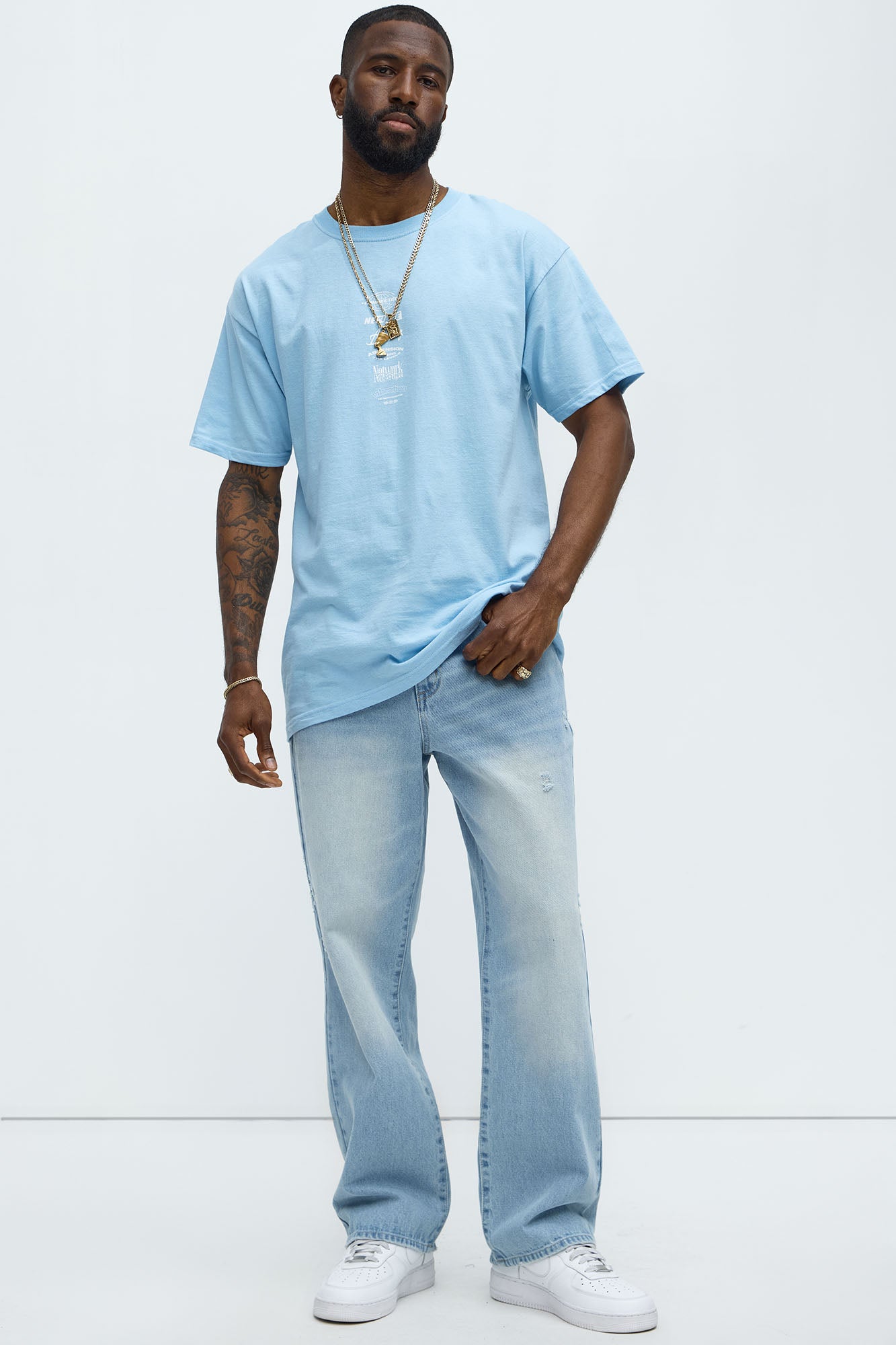 The Truth Collection Short Sleeve Tee - Light Blue - Image 3