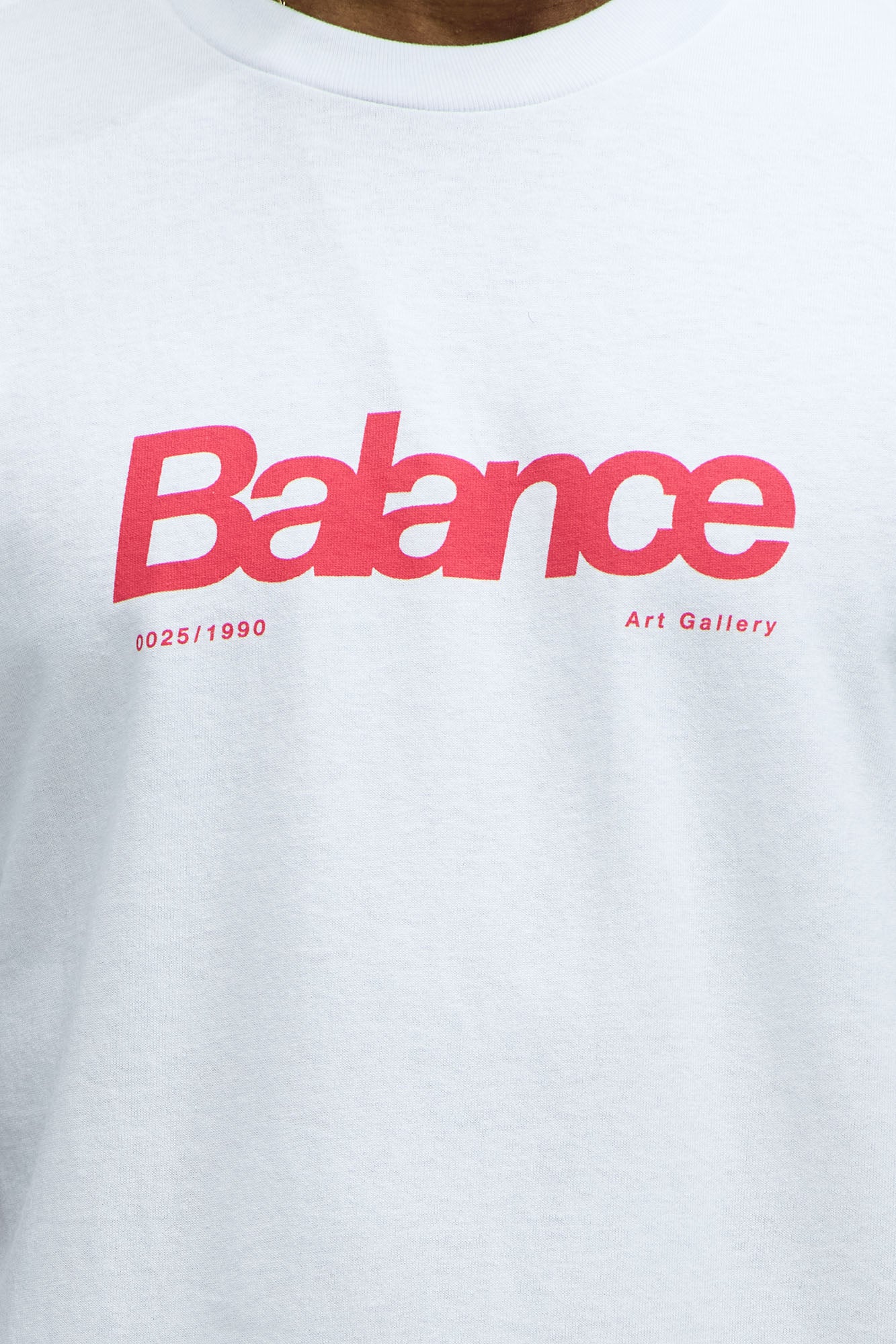 Balance Isn't Something Short Sleeve Tee - White - Image 3