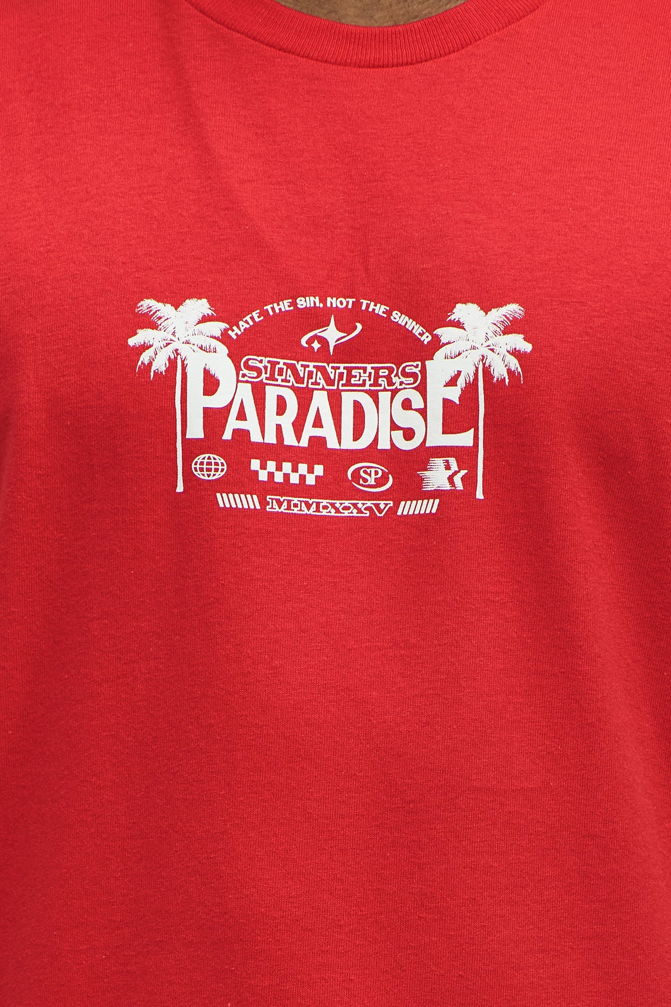 Sinner's Paradise Muscle Tank - Red - Image 3