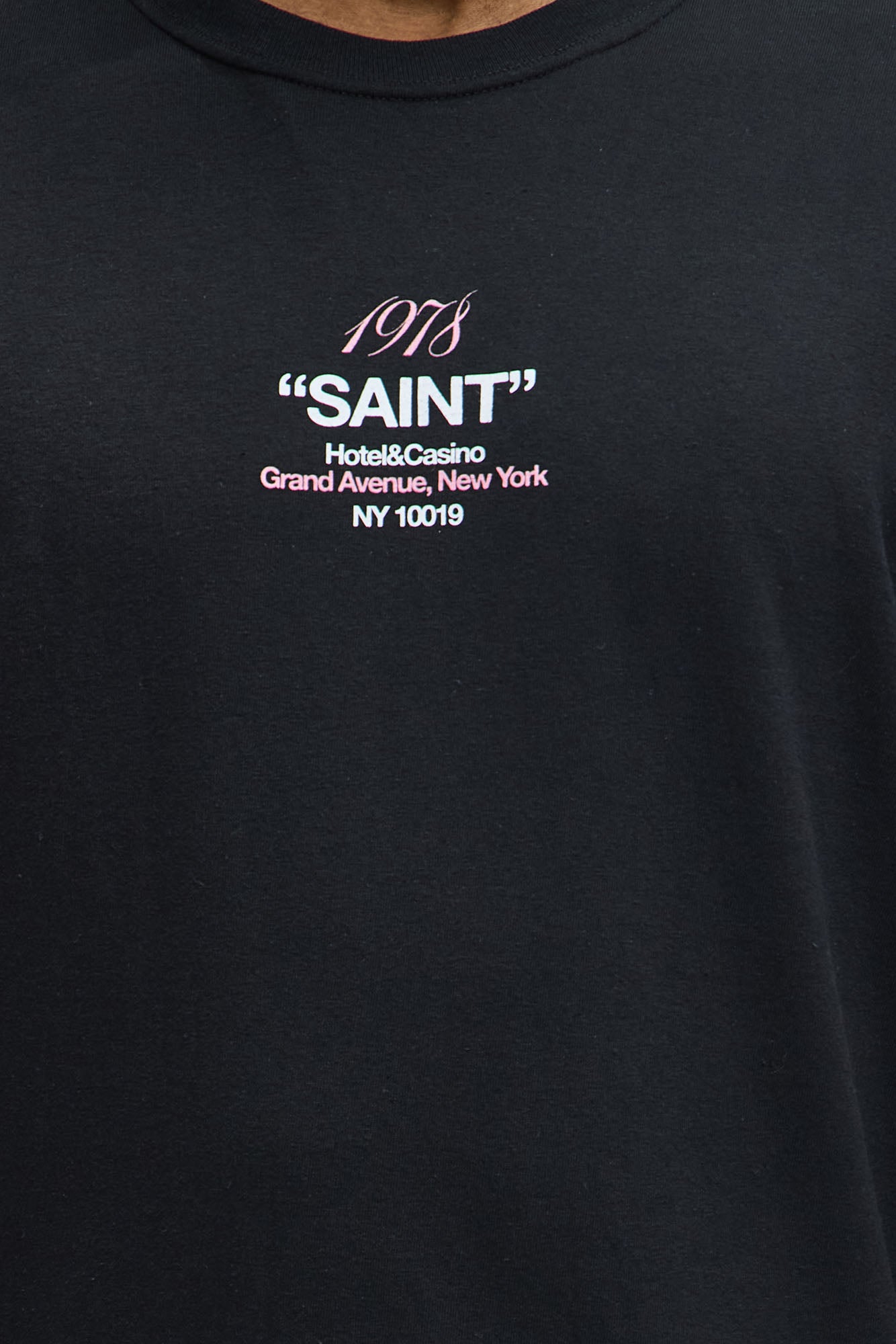 Saint NYC Short Sleeve Tee - Black - Image 3