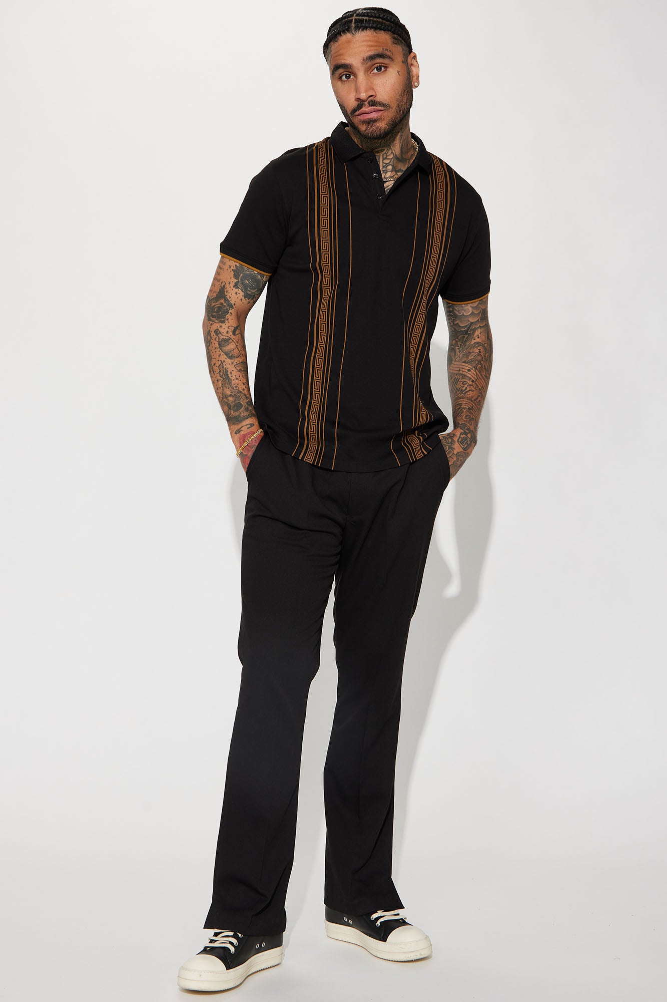 Pharaoh Bustdown Polo - Black - Image 3