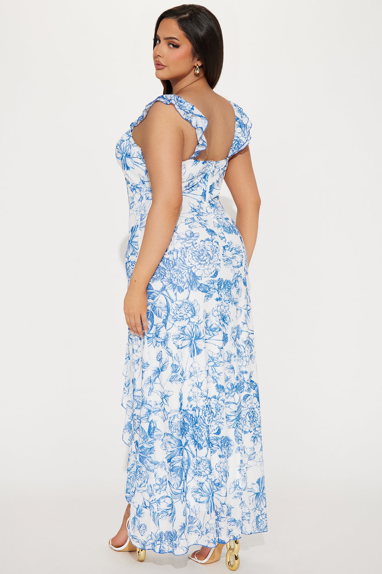 Estée Floral Maxi Dress - Blue/combo - Image 6
