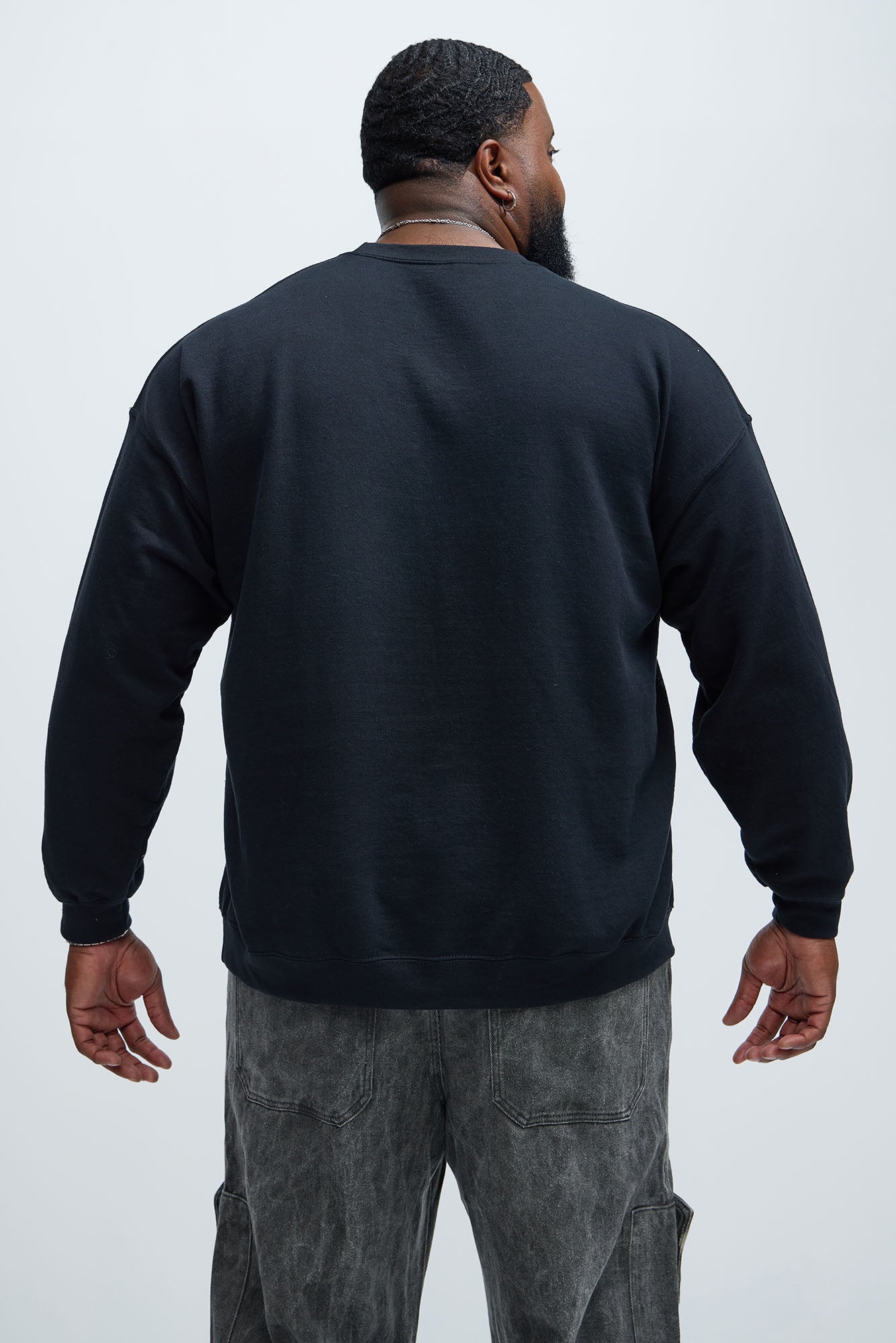 Just Hits Different Sweatshirt - Black - Image 9