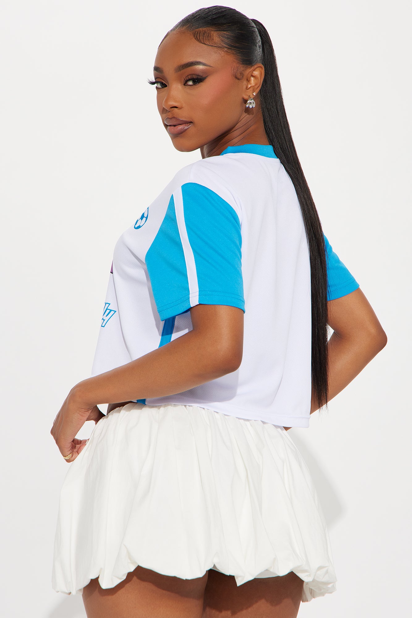 Ohana Stitch Striped Jersey Tee - White/combo - Image 3