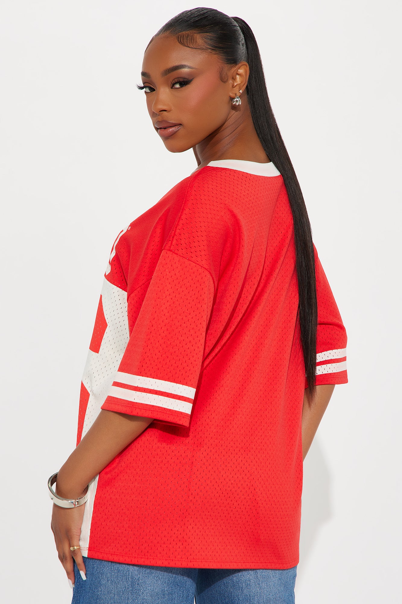 Harvard University Jersey Tee - Red - Image 3