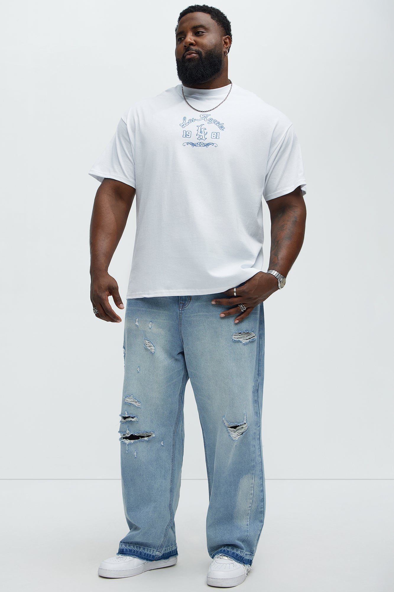 Los Angeles 1981 Short Sleeve Tee - White - Image 8