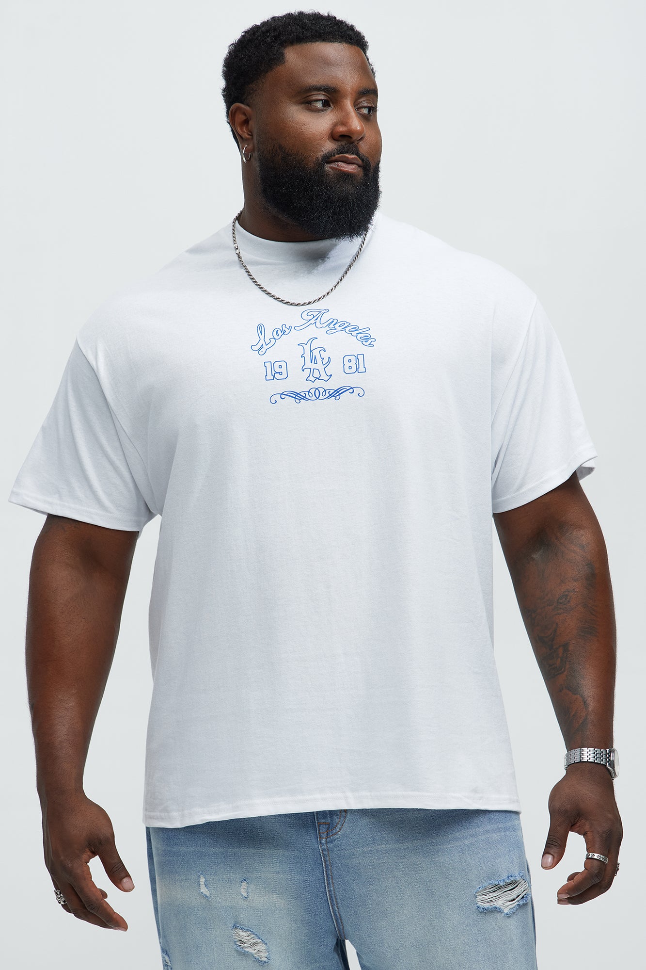 Los Angeles 1981 Short Sleeve Tee - White - Image 6