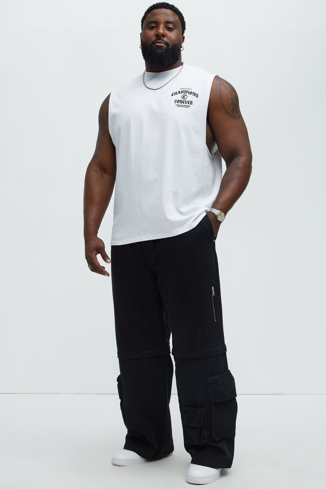 Champions Forever Muscle Tank - White - Image 8