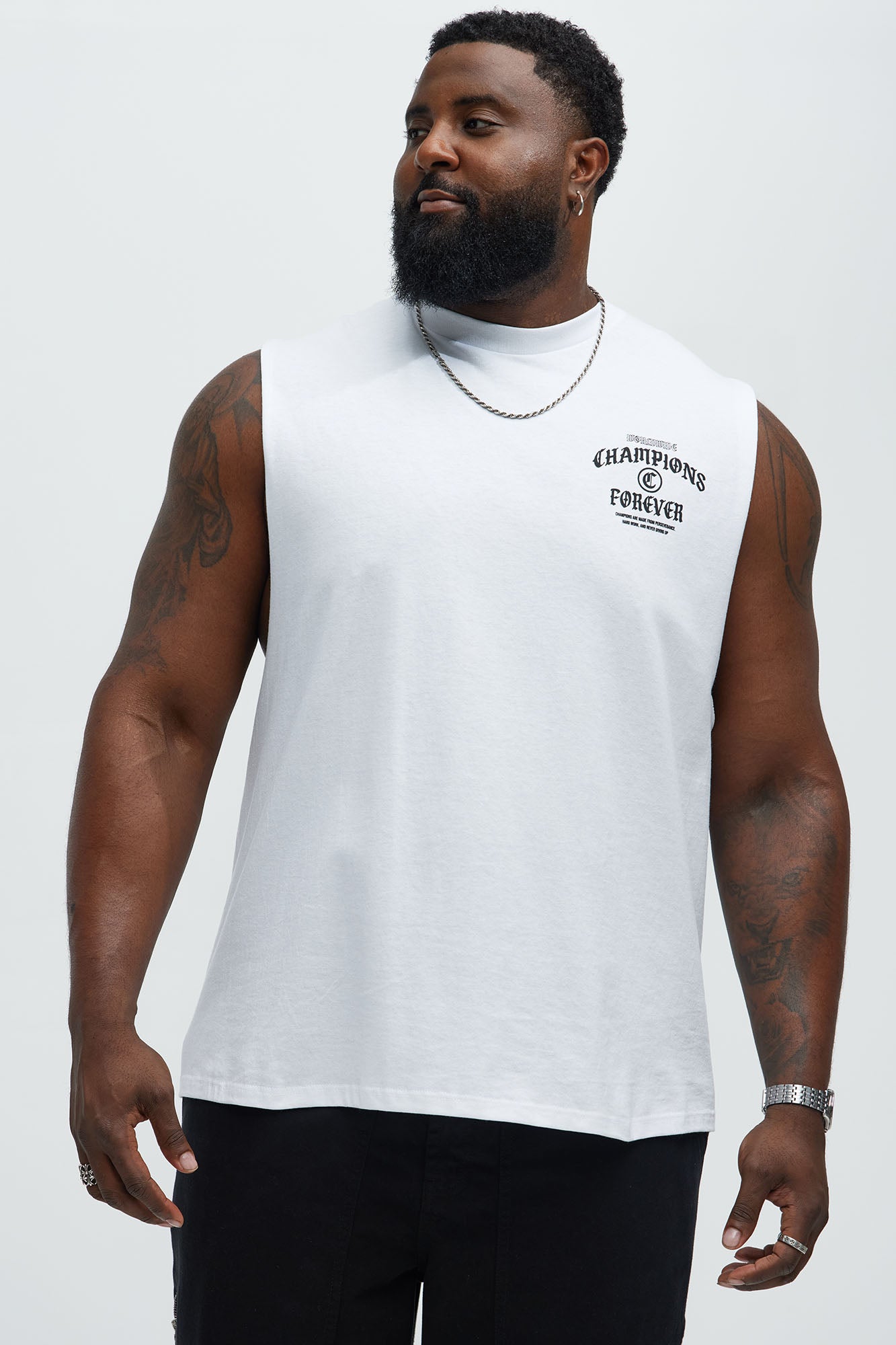 Champions Forever Muscle Tank - White - Image 6