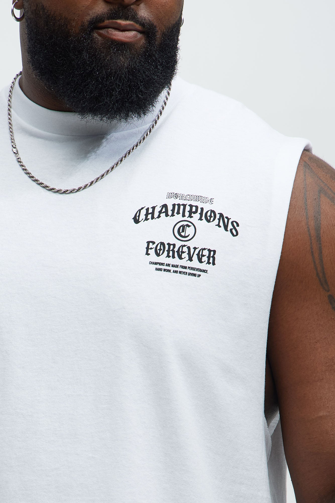 Champions Forever Muscle Tank - White - Image 7