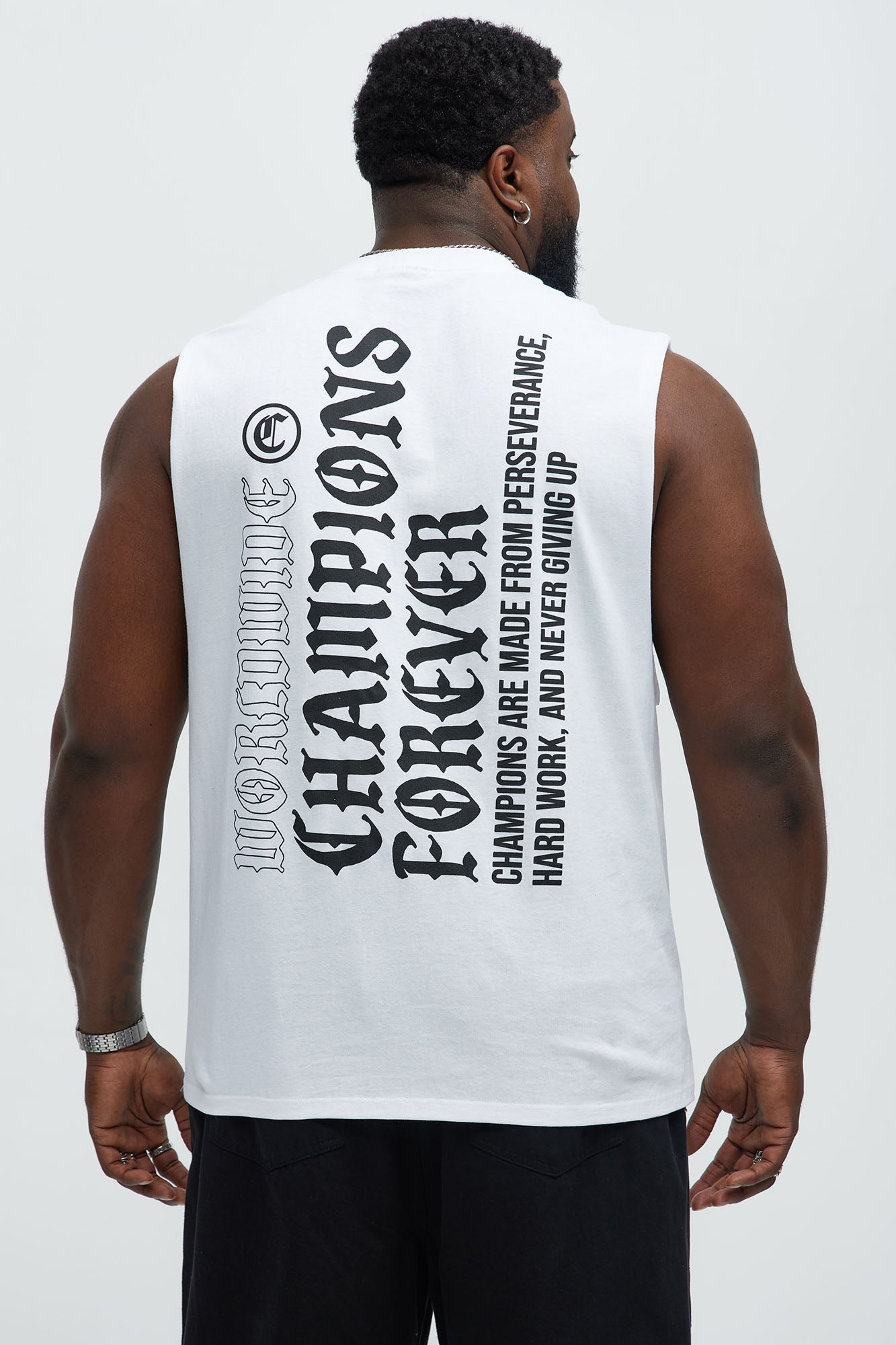 Champions Forever Muscle Tank - White - Image 5