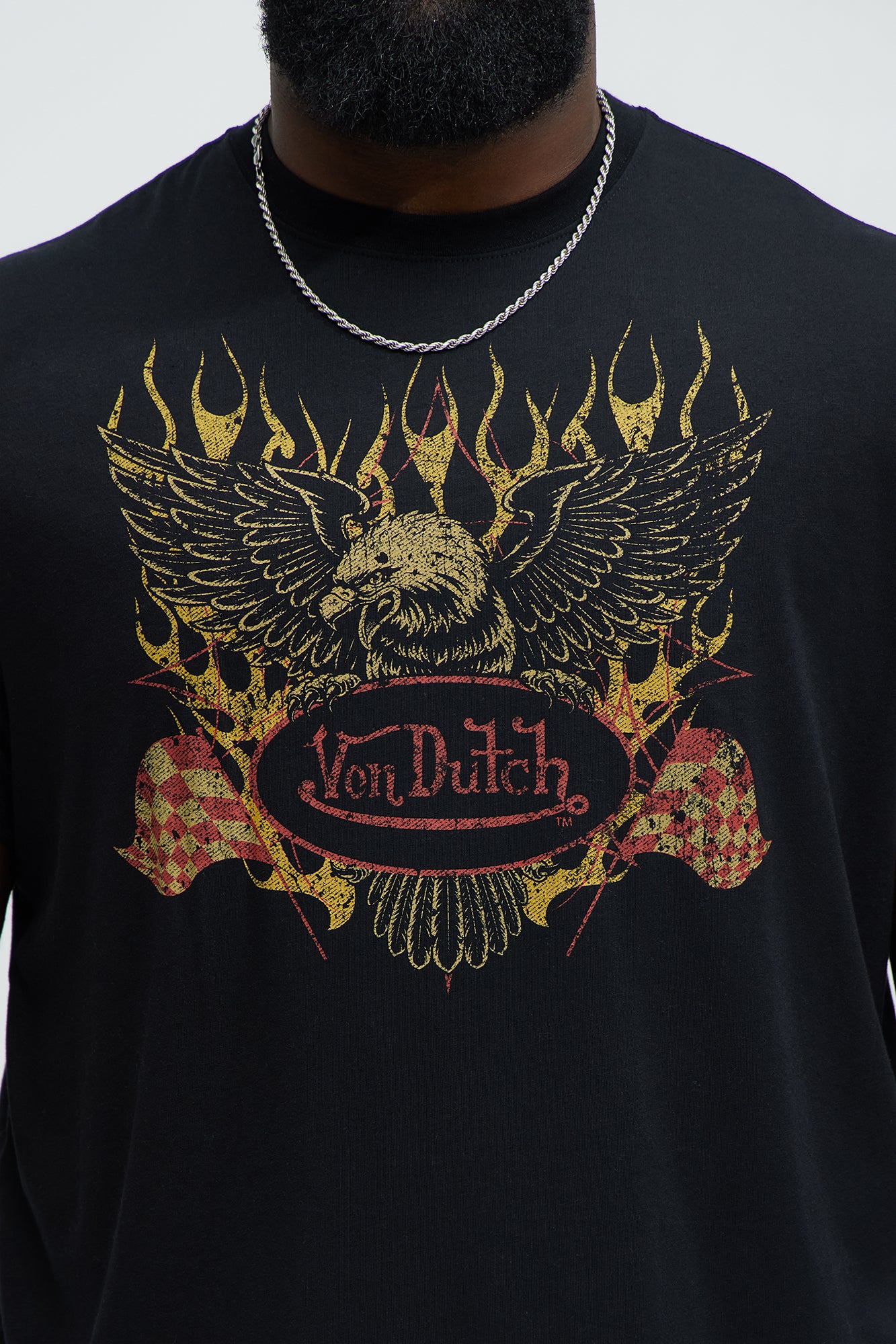 Von Dutch Eagle Short Sleeve Tee - Black - Image 6