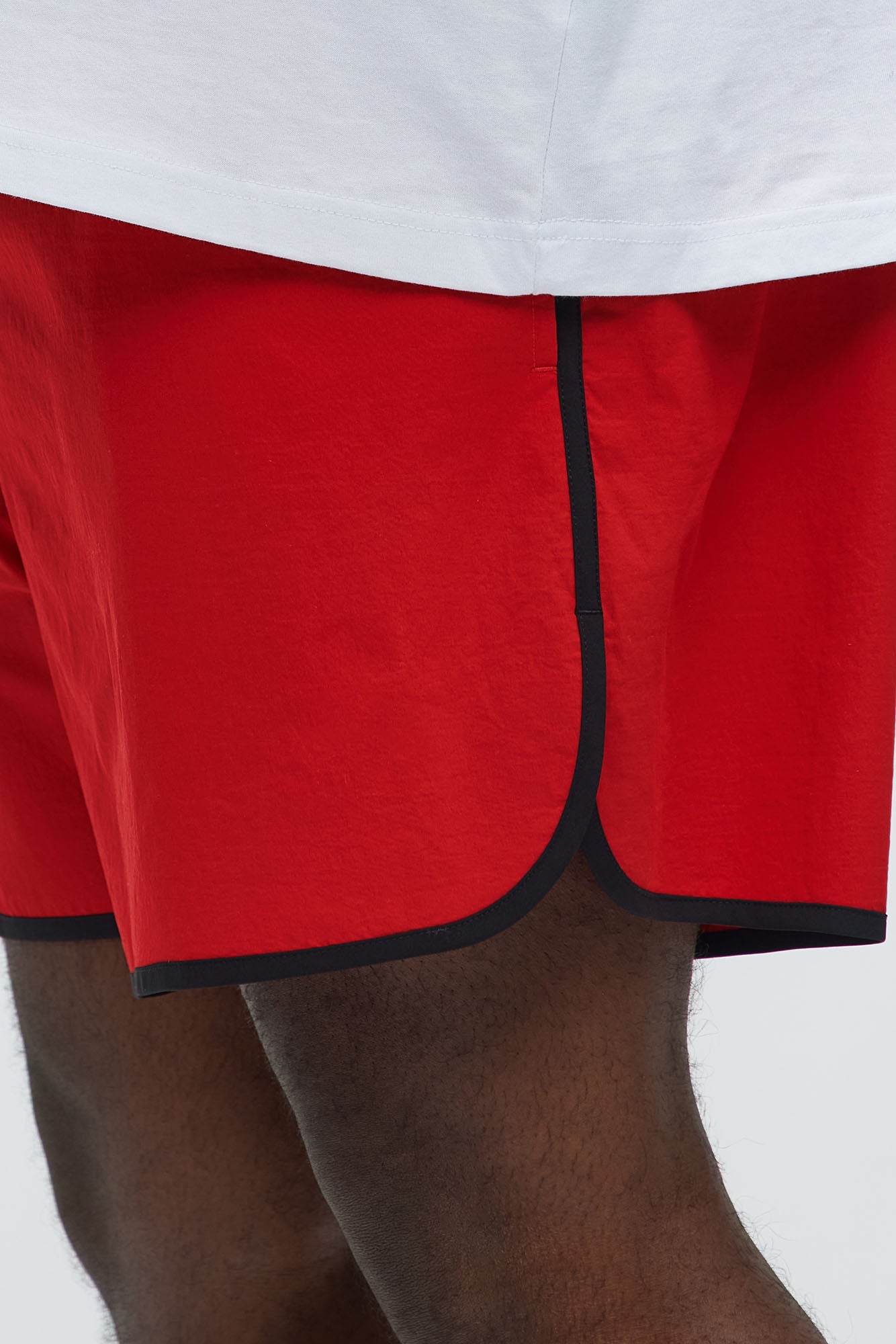 Retro Breeze Swim Mid Trunk - Red - Image 7