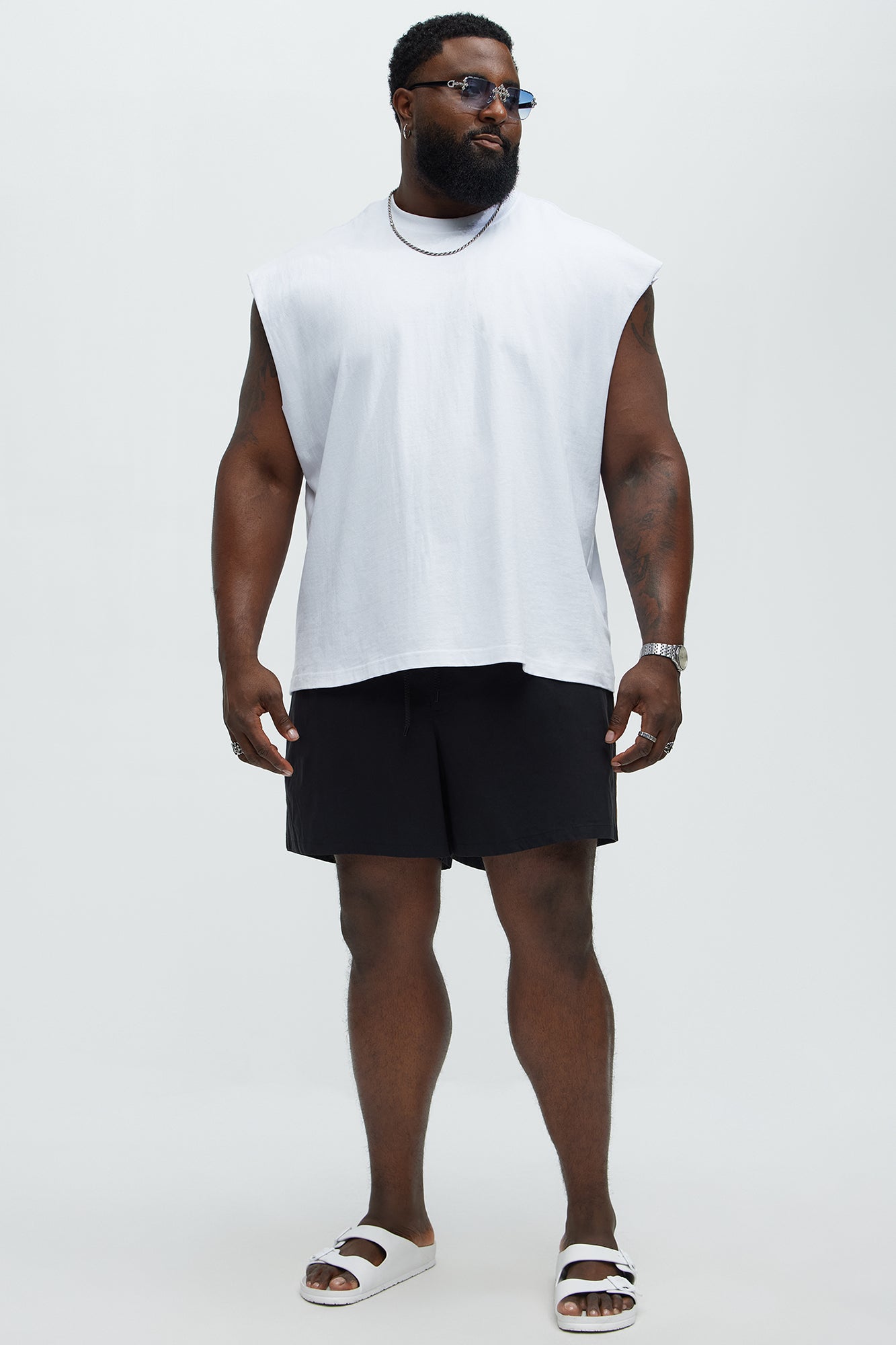 Track Flex Swim Mid Trunk - Black - Image 6