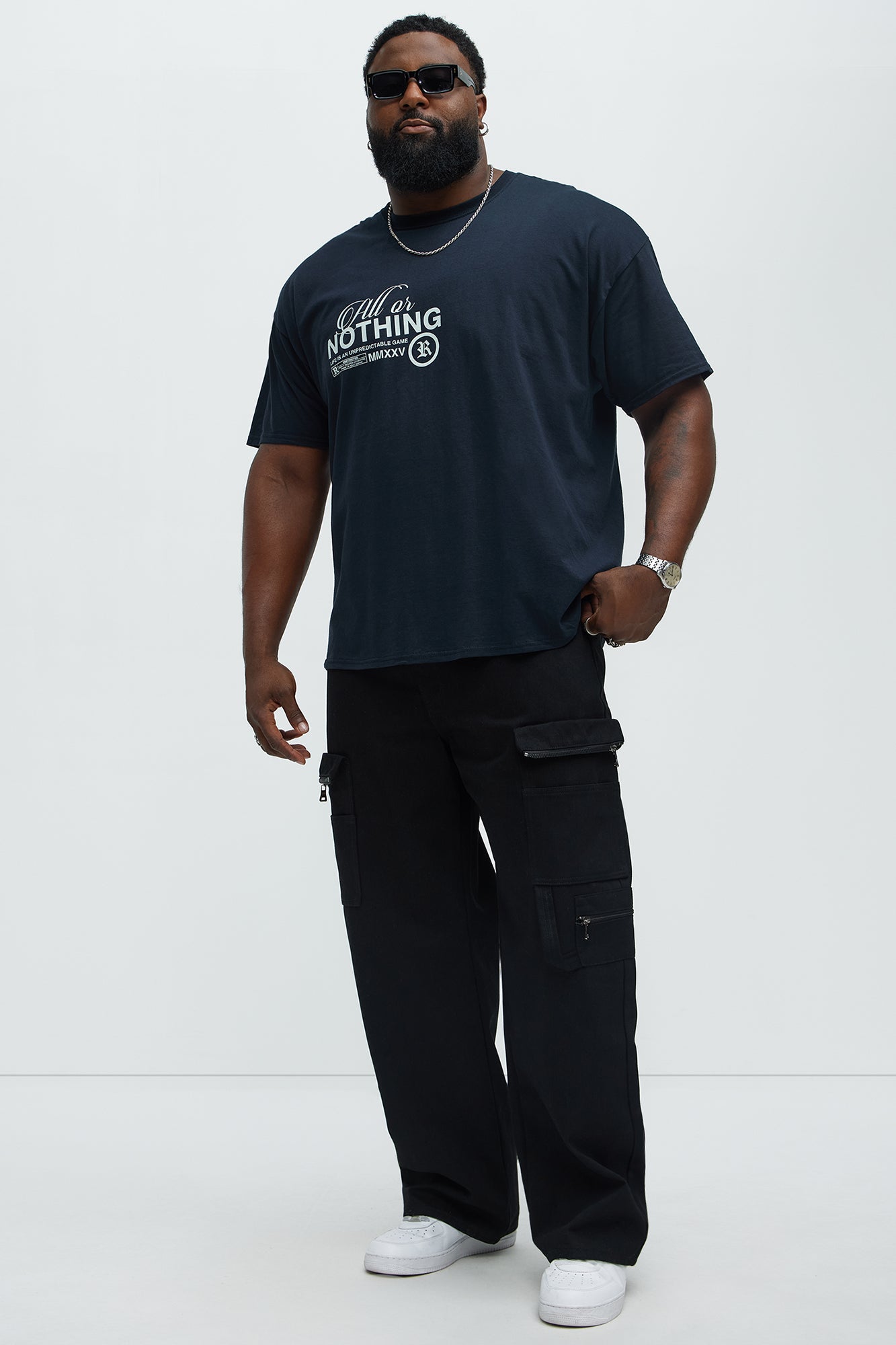 Life Is Unpredictable Short Sleeve Tee - Black - Image 5