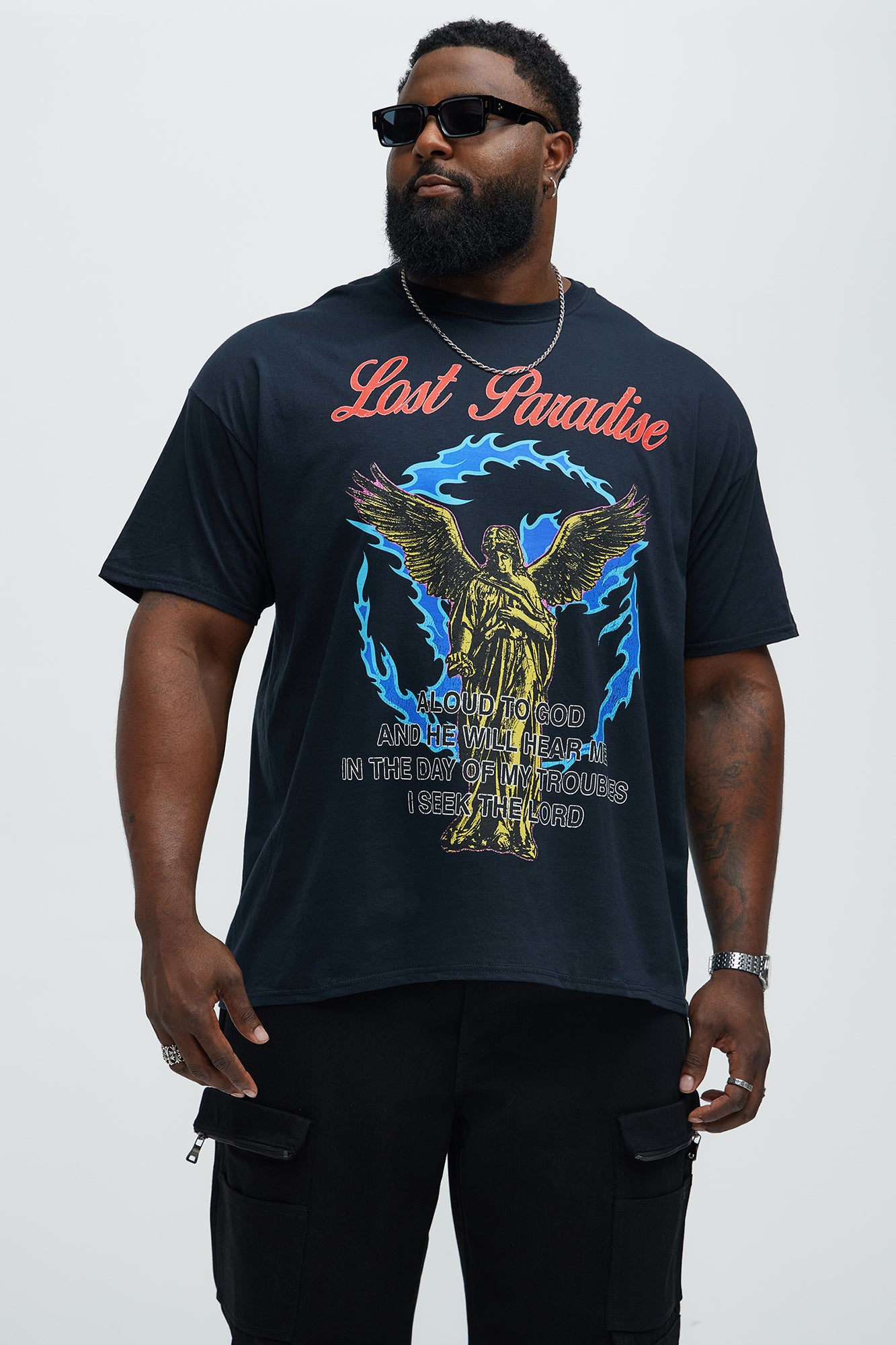 Seek The Lord Short Sleeve Tee - Black - Image 5
