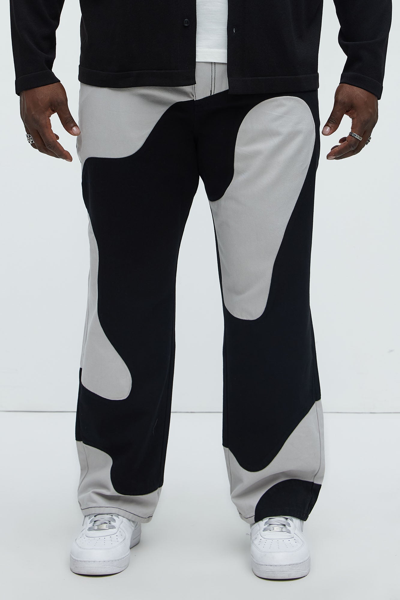 Lava Straight Pants - Black/combo - Image 5