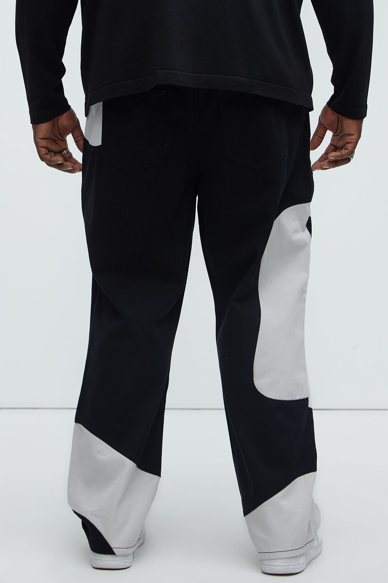 Lava Straight Pants - Black/combo - Image 8