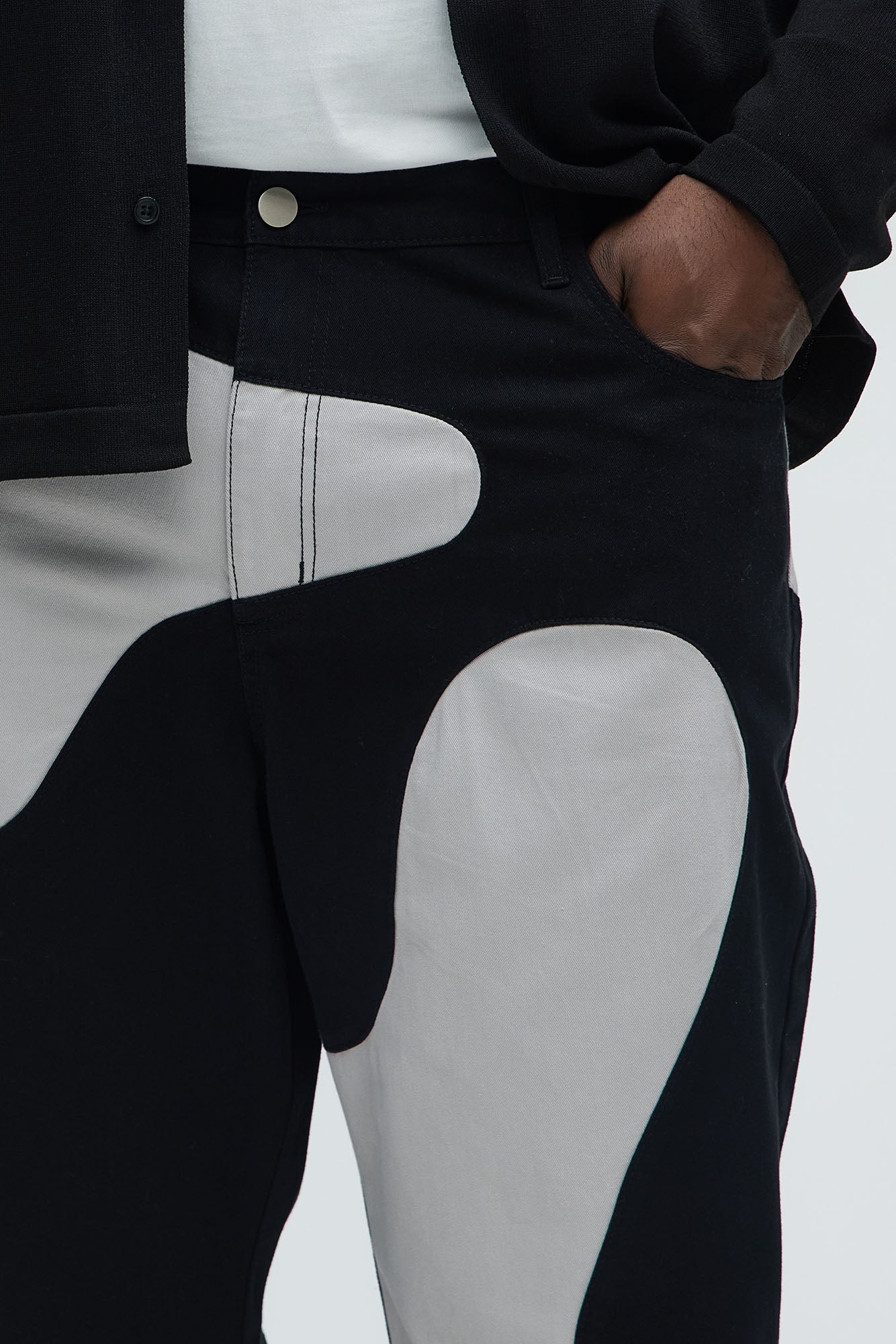 Lava Straight Pants - Black/combo - Image 7