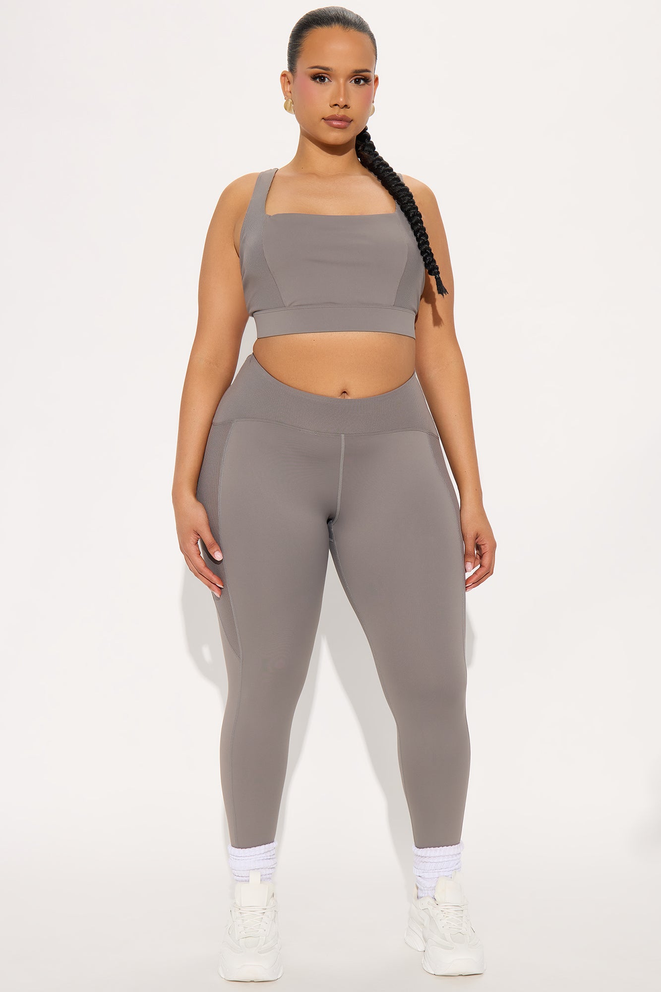 Everyday Gains Sports Bra - Charcoal - Image 5