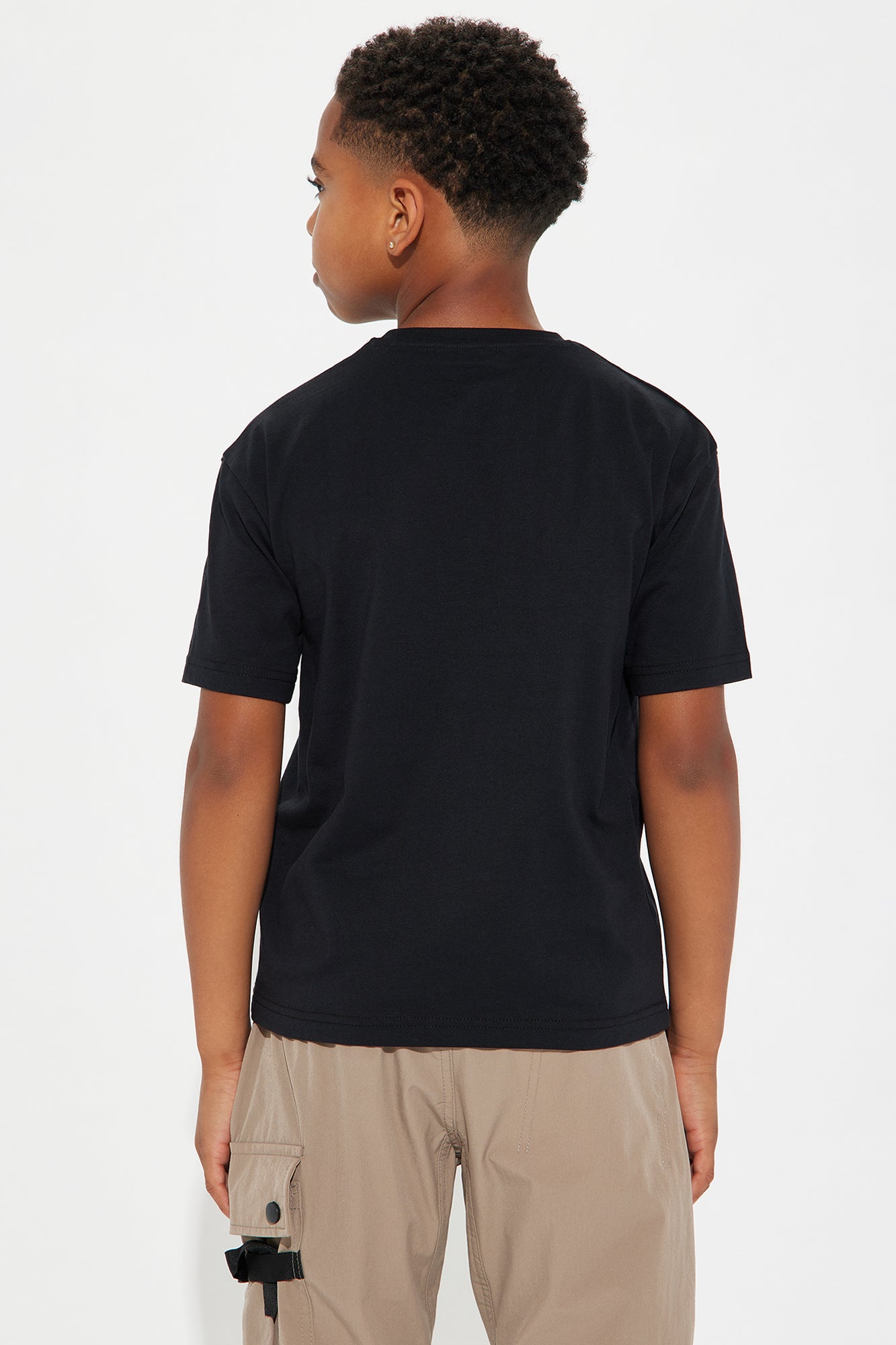 Mini Essential Crew Tee - Black - Image 3