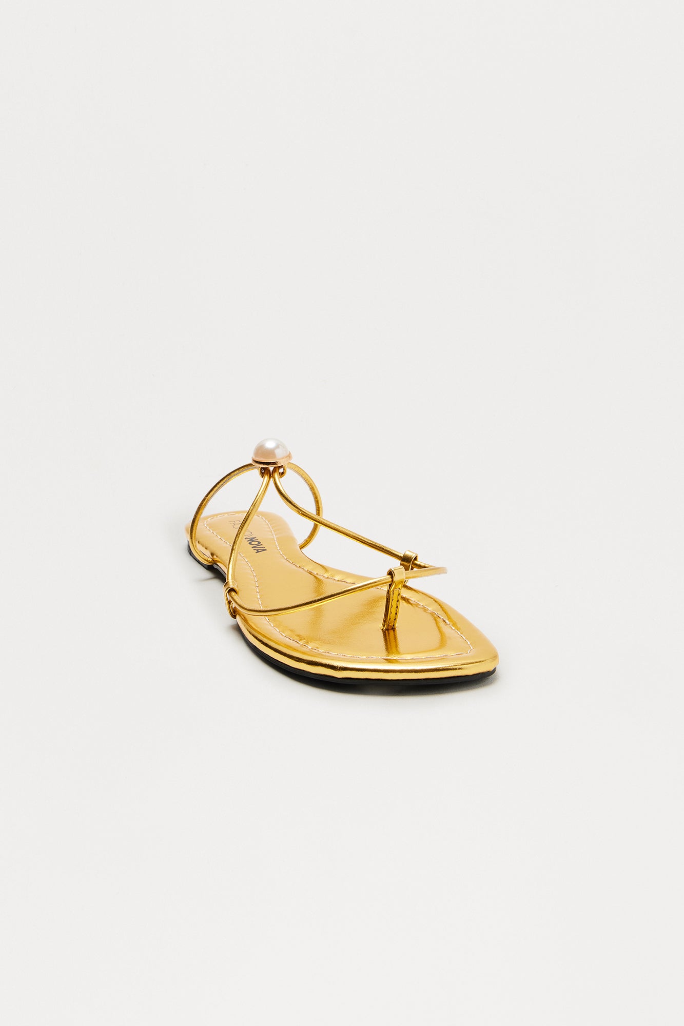 Yeva Pearl Sandals - Gold - Image 3