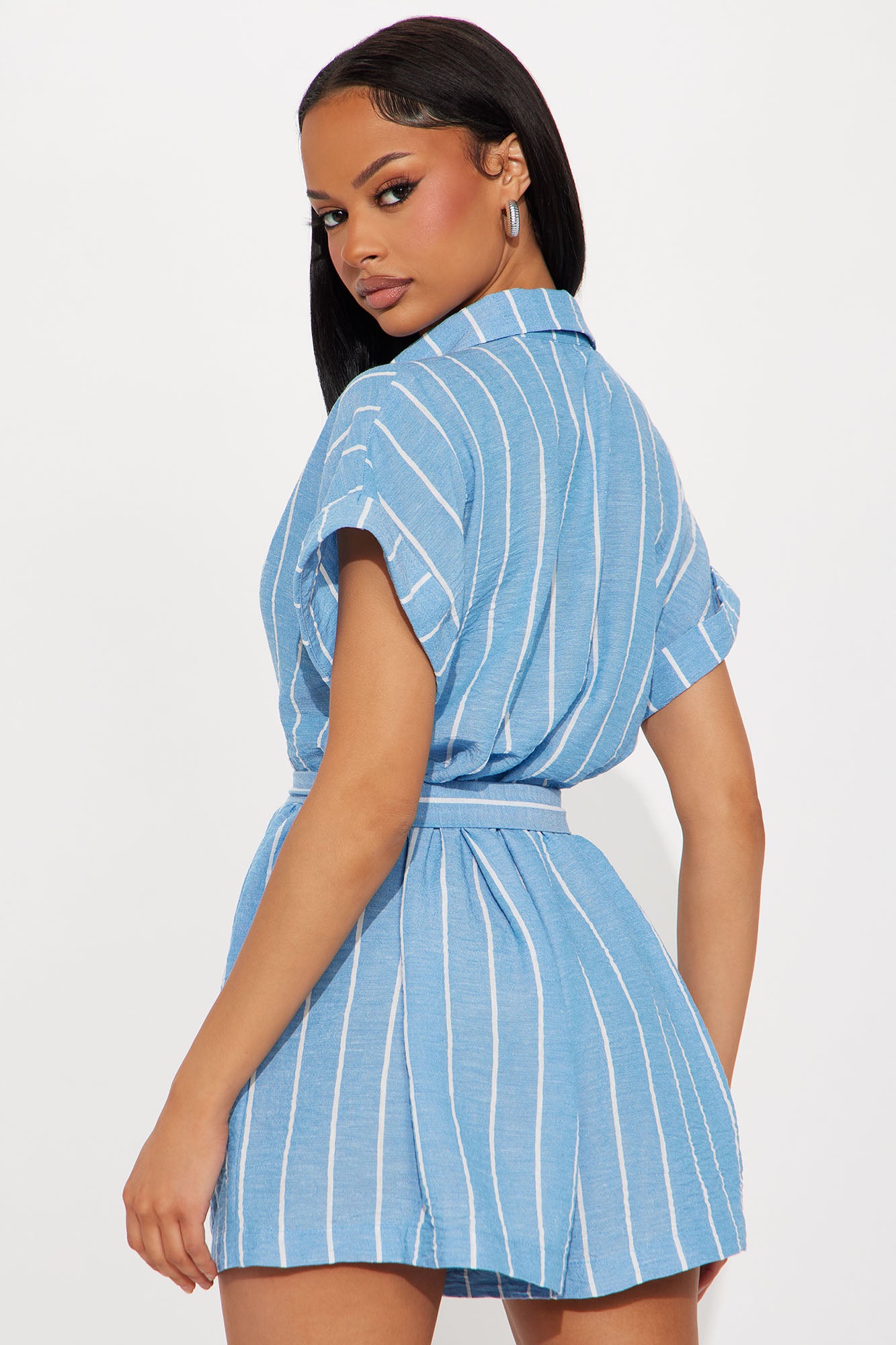 Out Of Line Romper - Blue/combo - Image 3