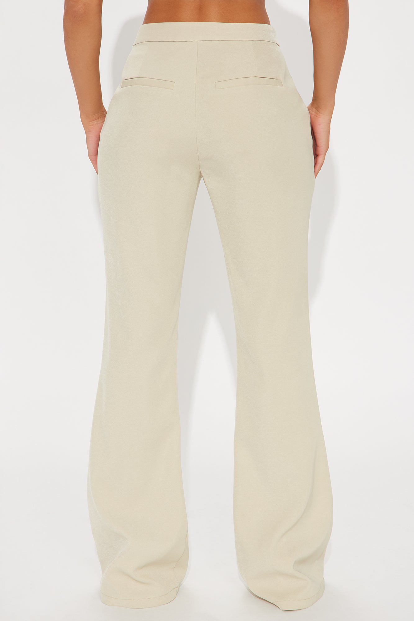 Breaking Even Flare Trouser - Sage - Image 3