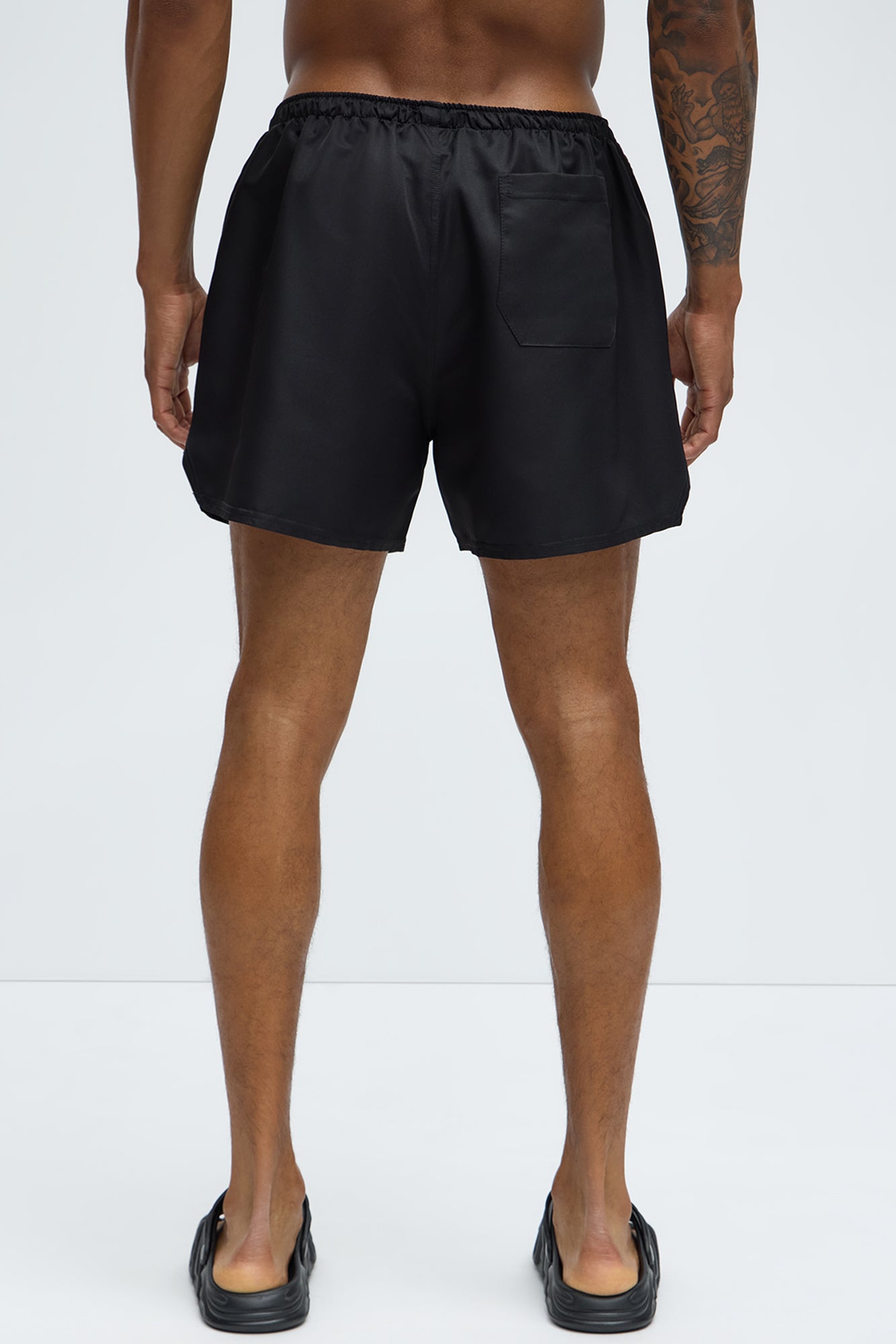 Luxury Life Swim Mid Trunk - Black - Image 4