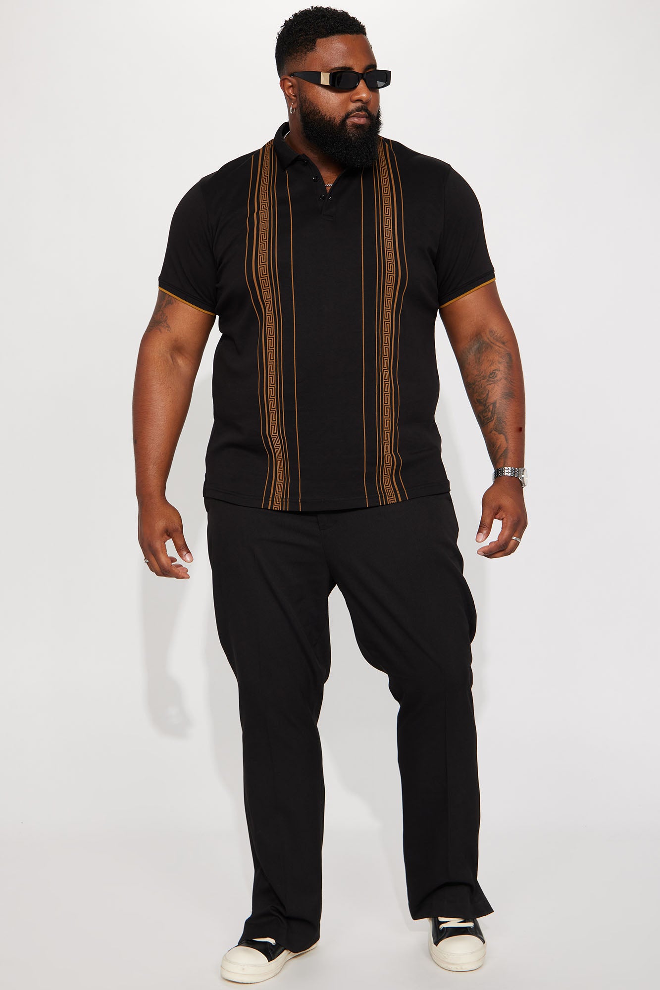 Pharaoh Bustdown Polo - Black - Image 5