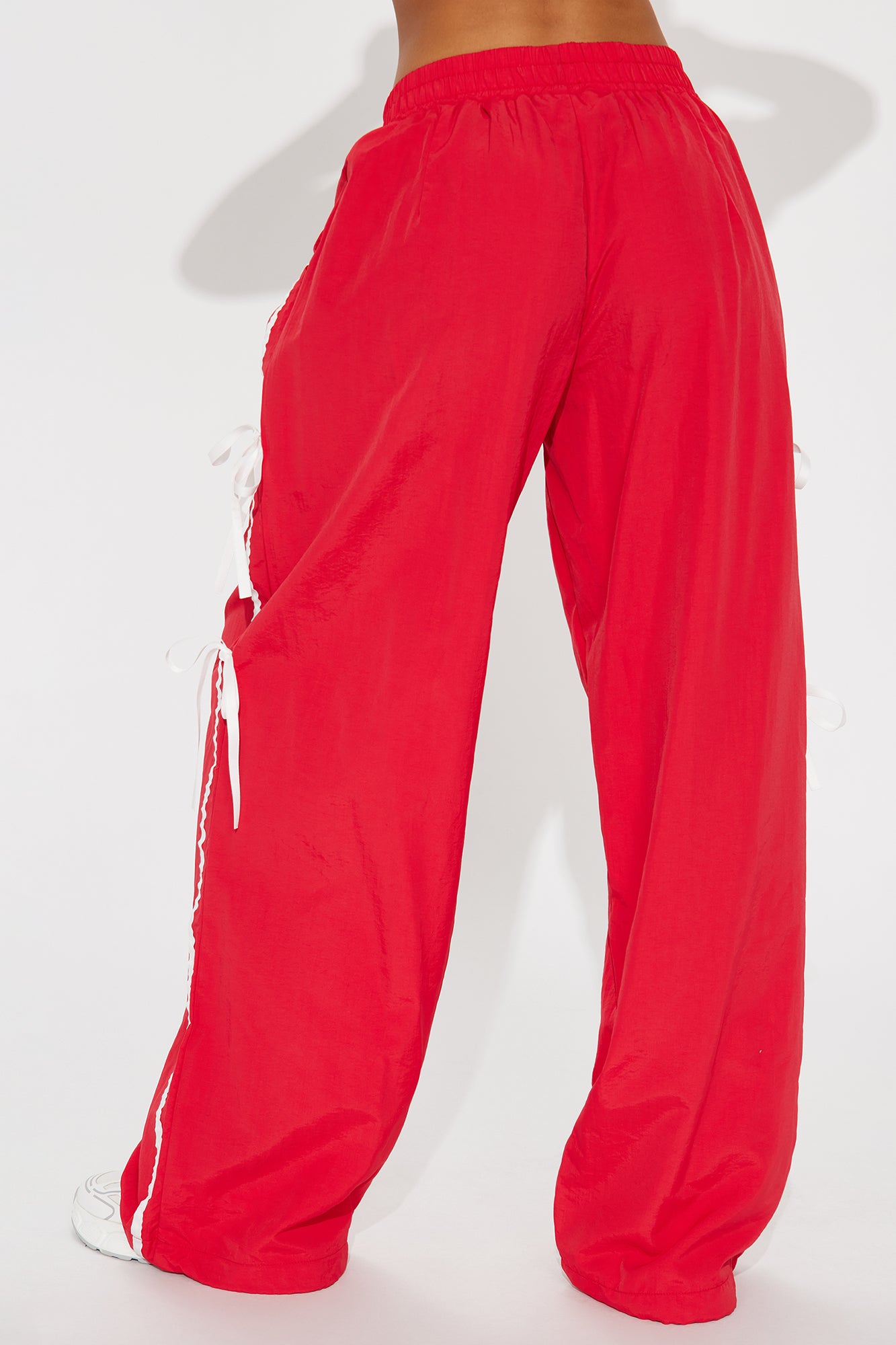 Cindy Windbreaker Track Pant - Red - Image 3