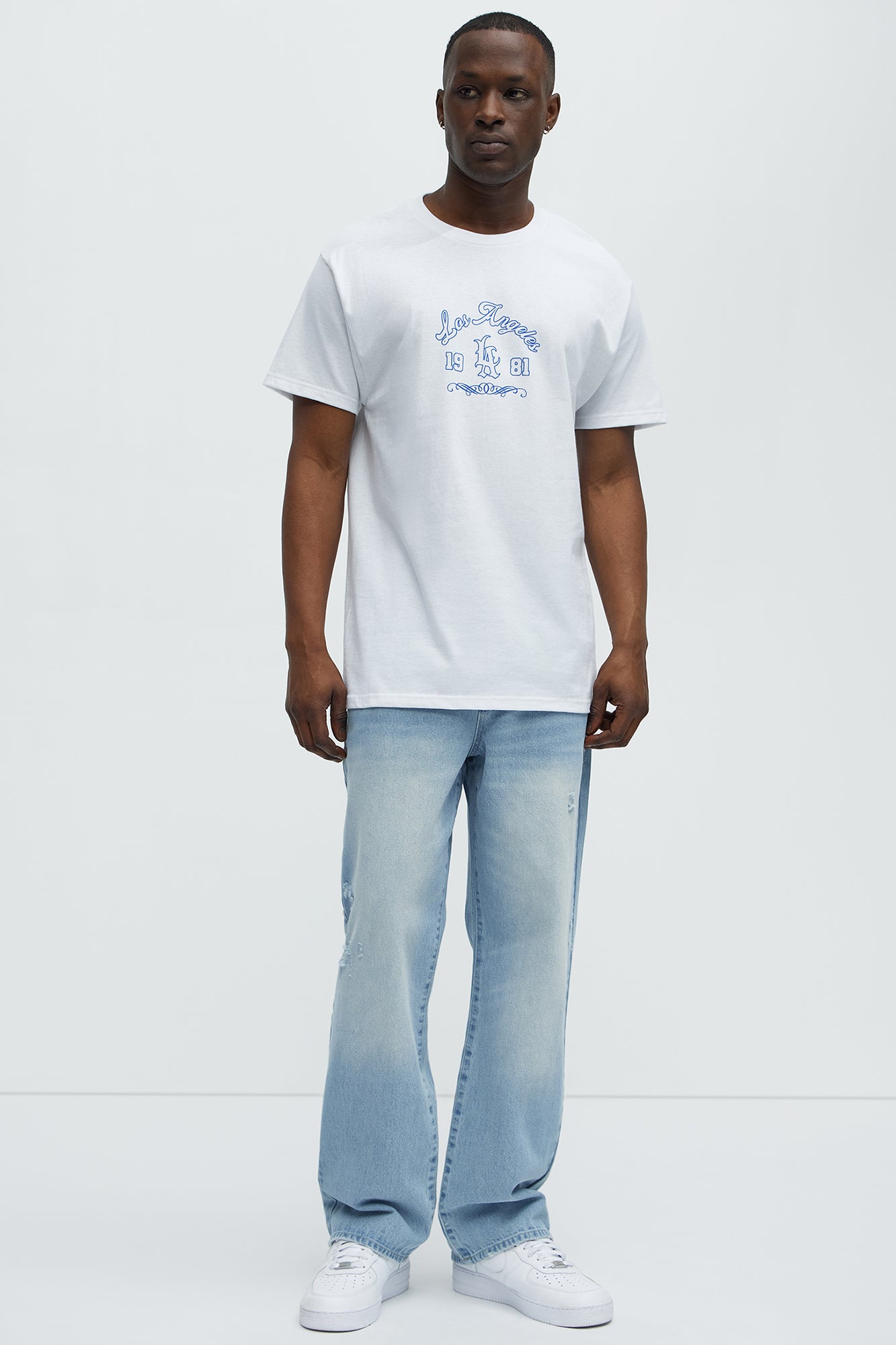 Los Angeles 1981 Short Sleeve Tee - White - Image 4