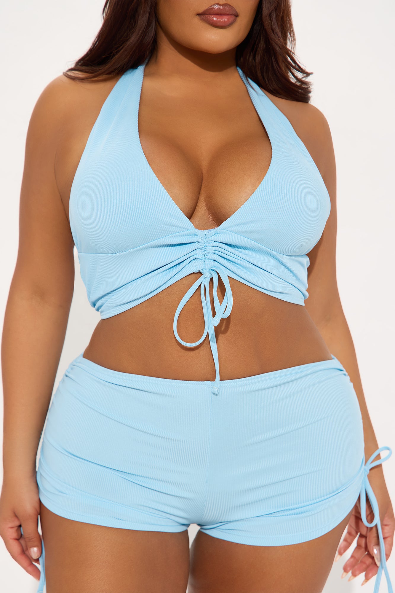 Andi 2 Piece Boyshort Bikini - SkyBlue - Image 5
