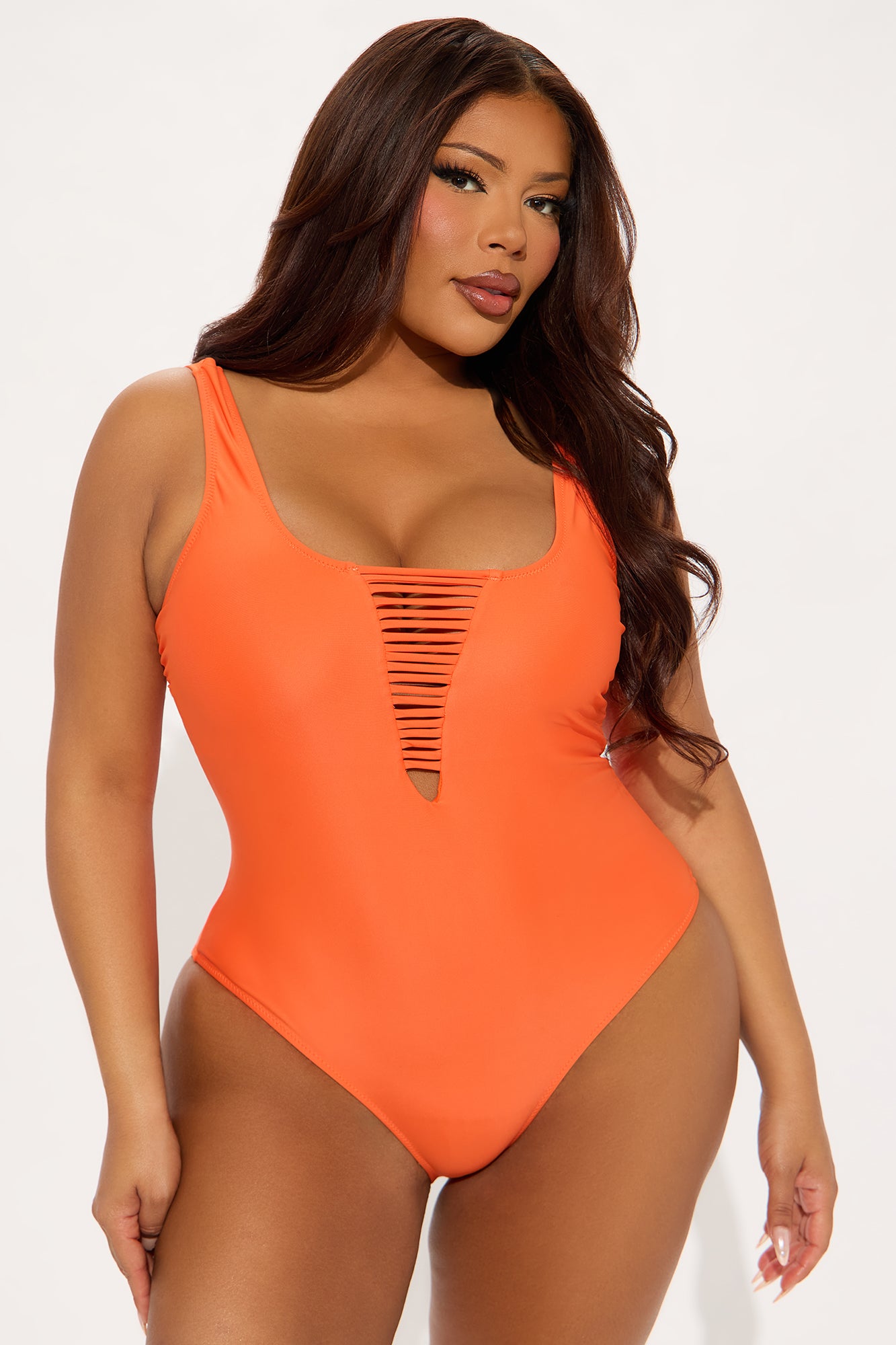 Beachy Vibes One Piece Swimsuit - Orange - Image 4