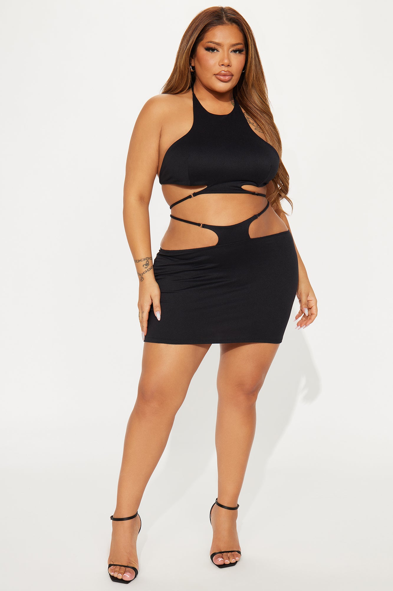 Problem Maker Skirt Set - Black - Image 4