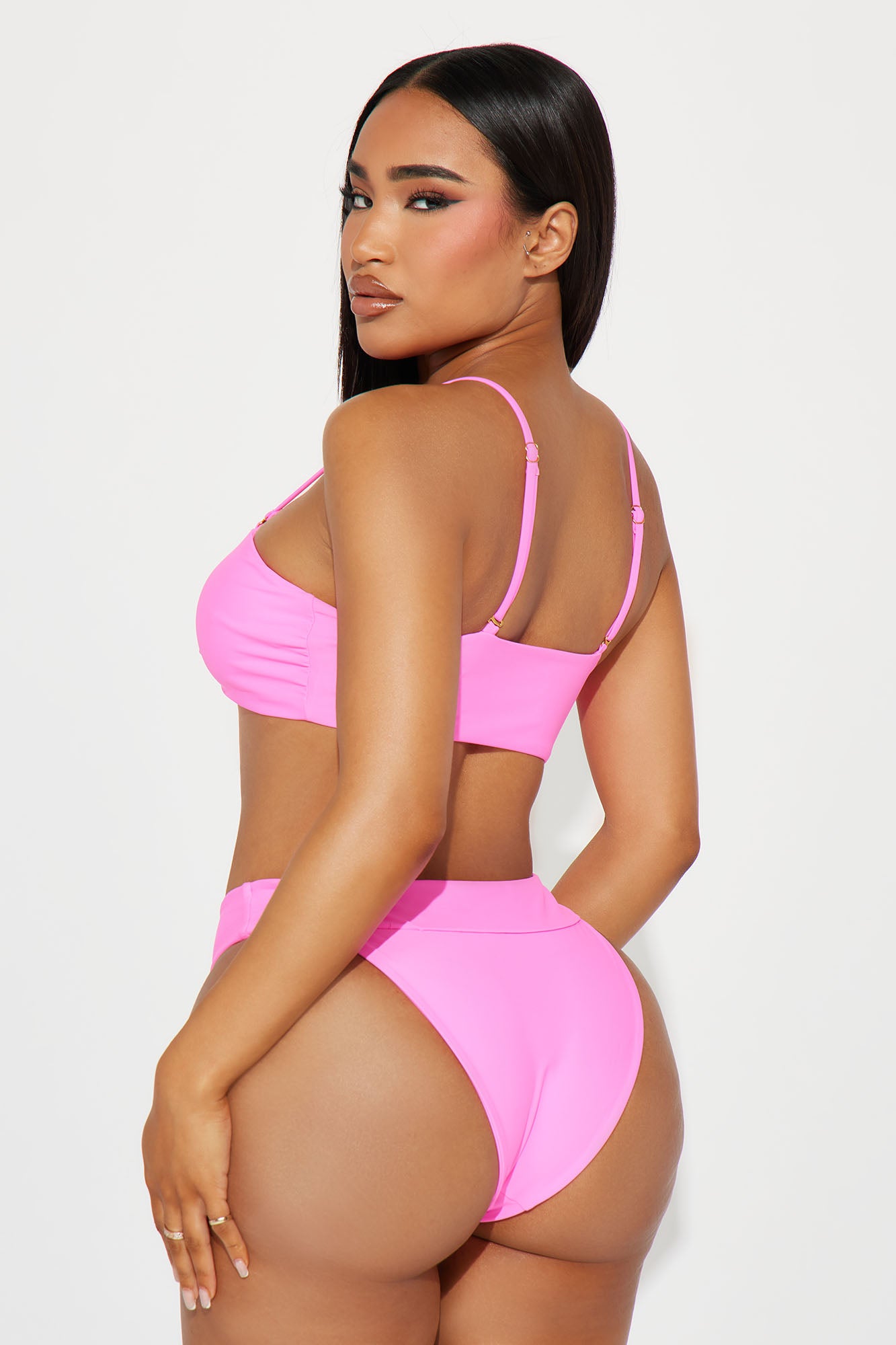 Farrah Hardware 2 Piece Bikini - Hot Pink - Image 3