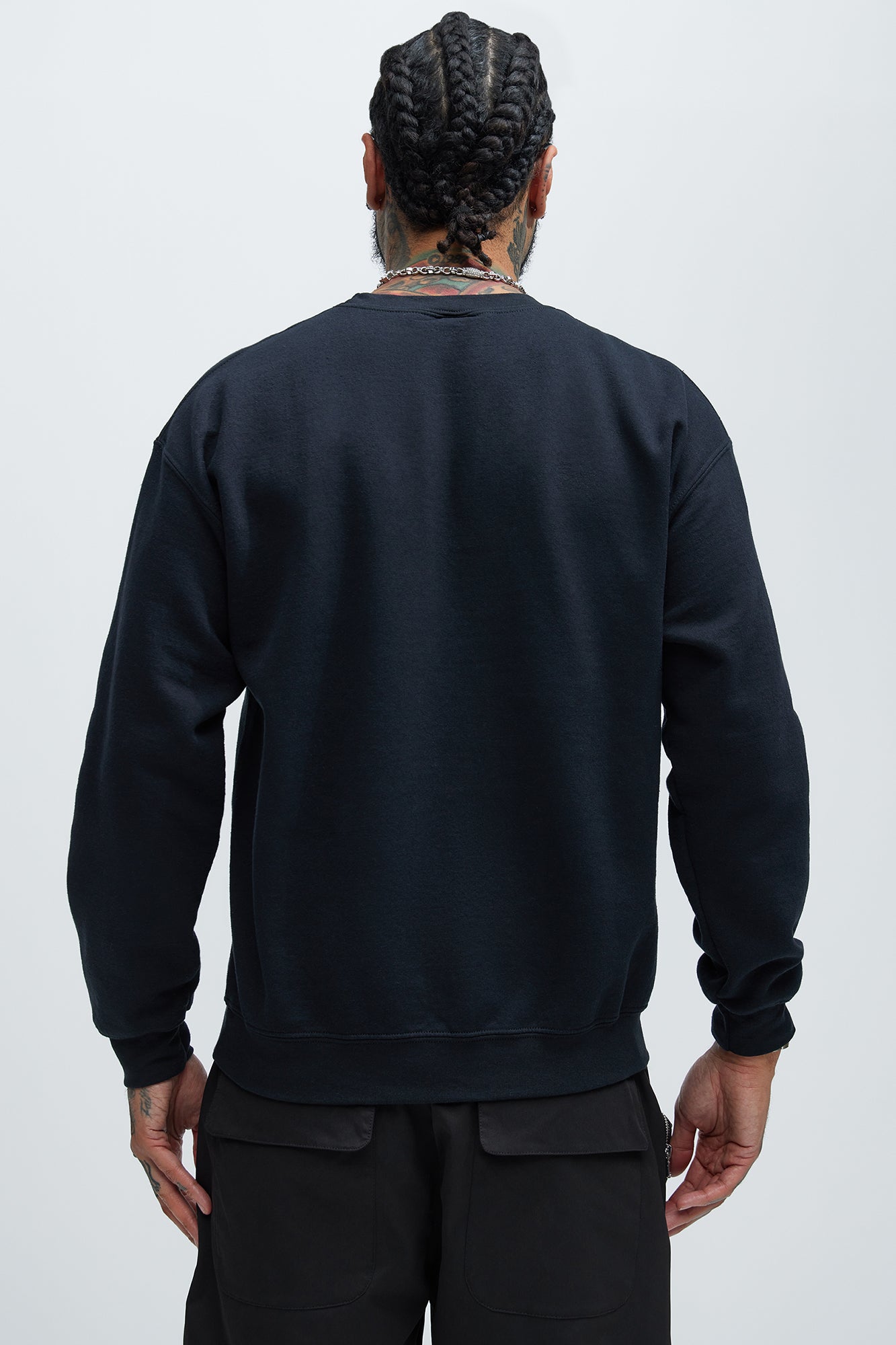 Just Hits Different Sweatshirt - Black - Image 4