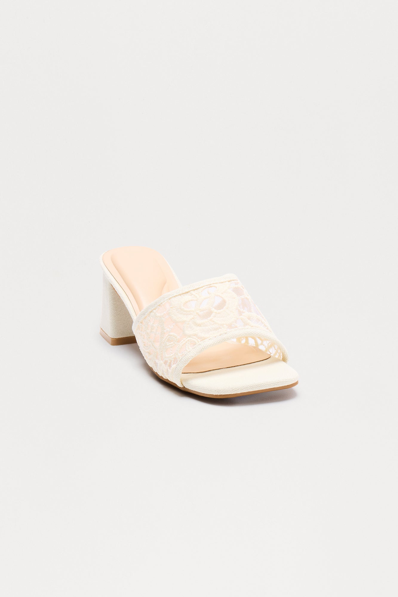 Clayton Crochet Mules - Ivory - Image 3