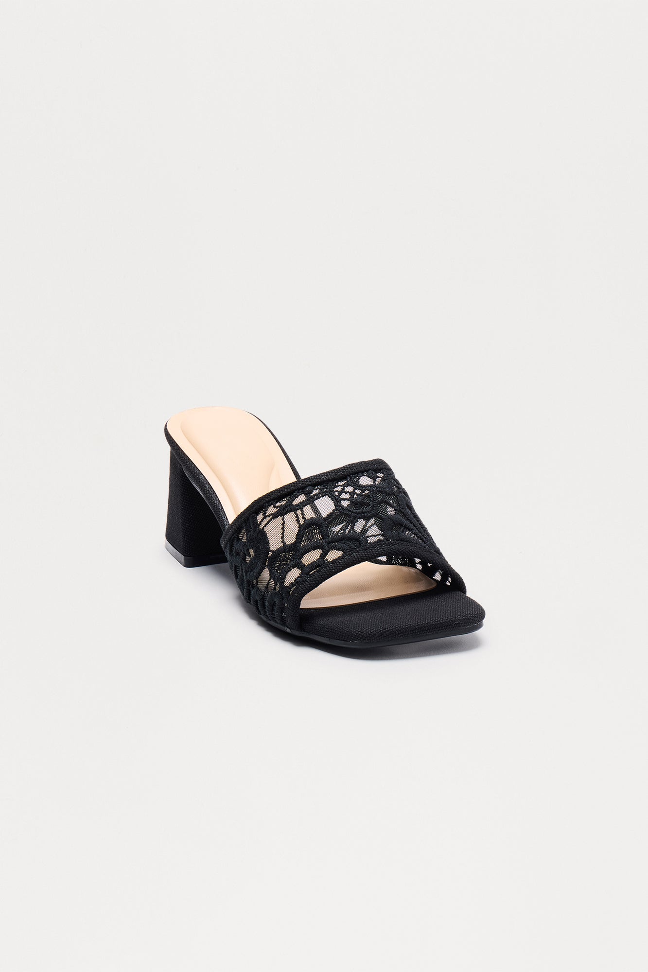 Clayton Crochet Mules - Black - Image 3