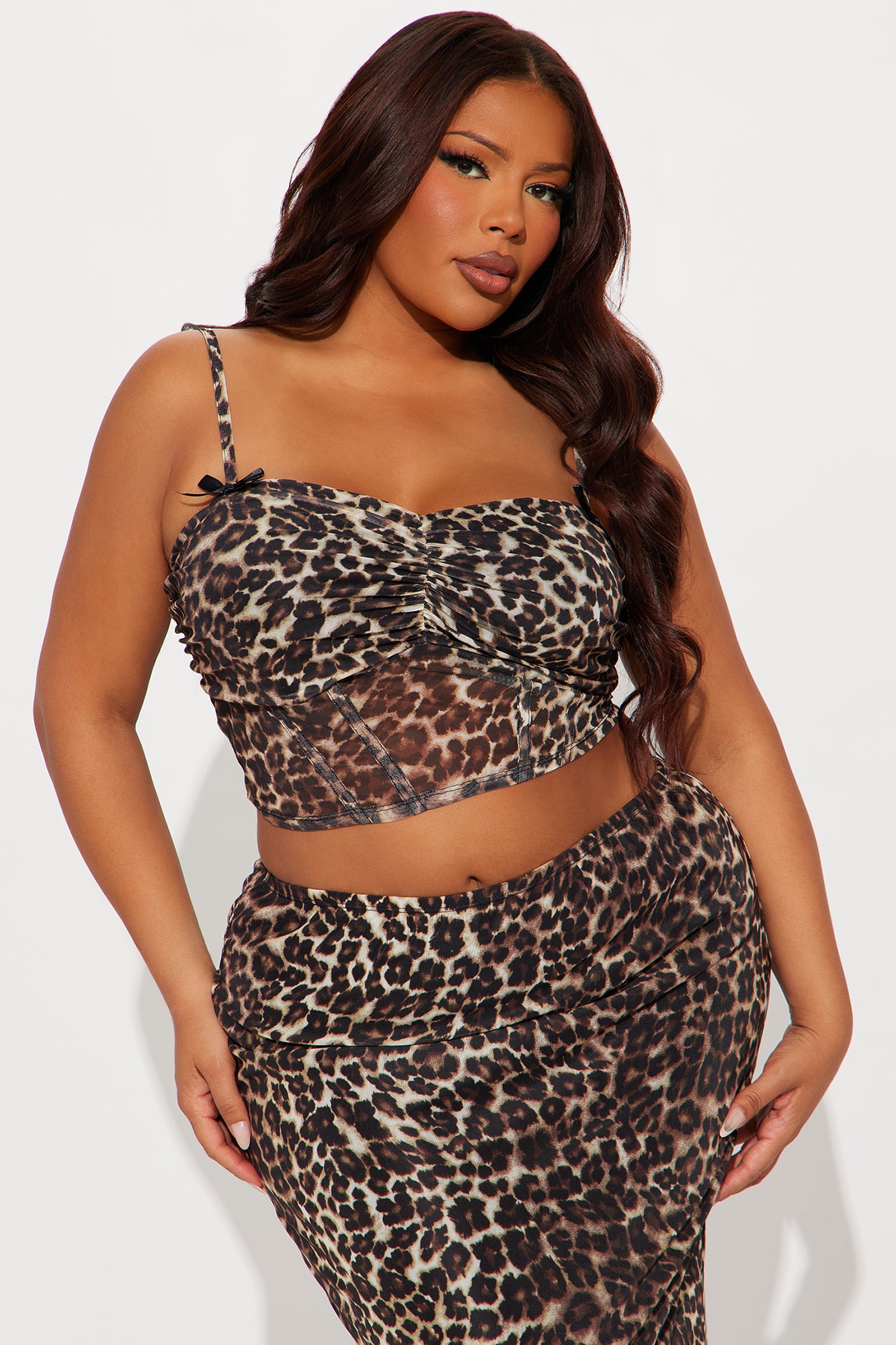 Huntress Leopard Maxi Skirt Set - Leopard - Image 5