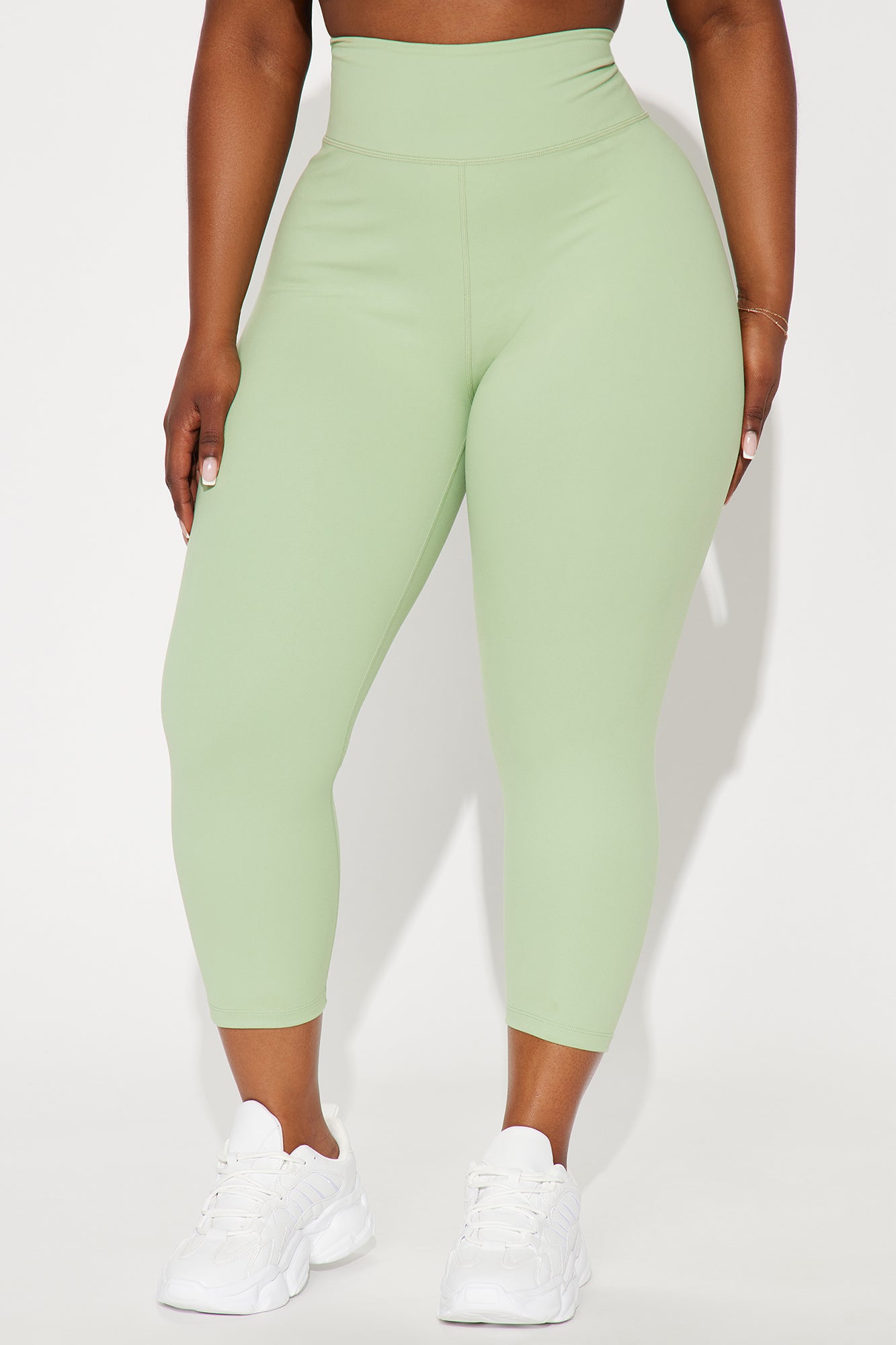 Flexibility Super Soft Capri Active Legging - Sage - Image 6